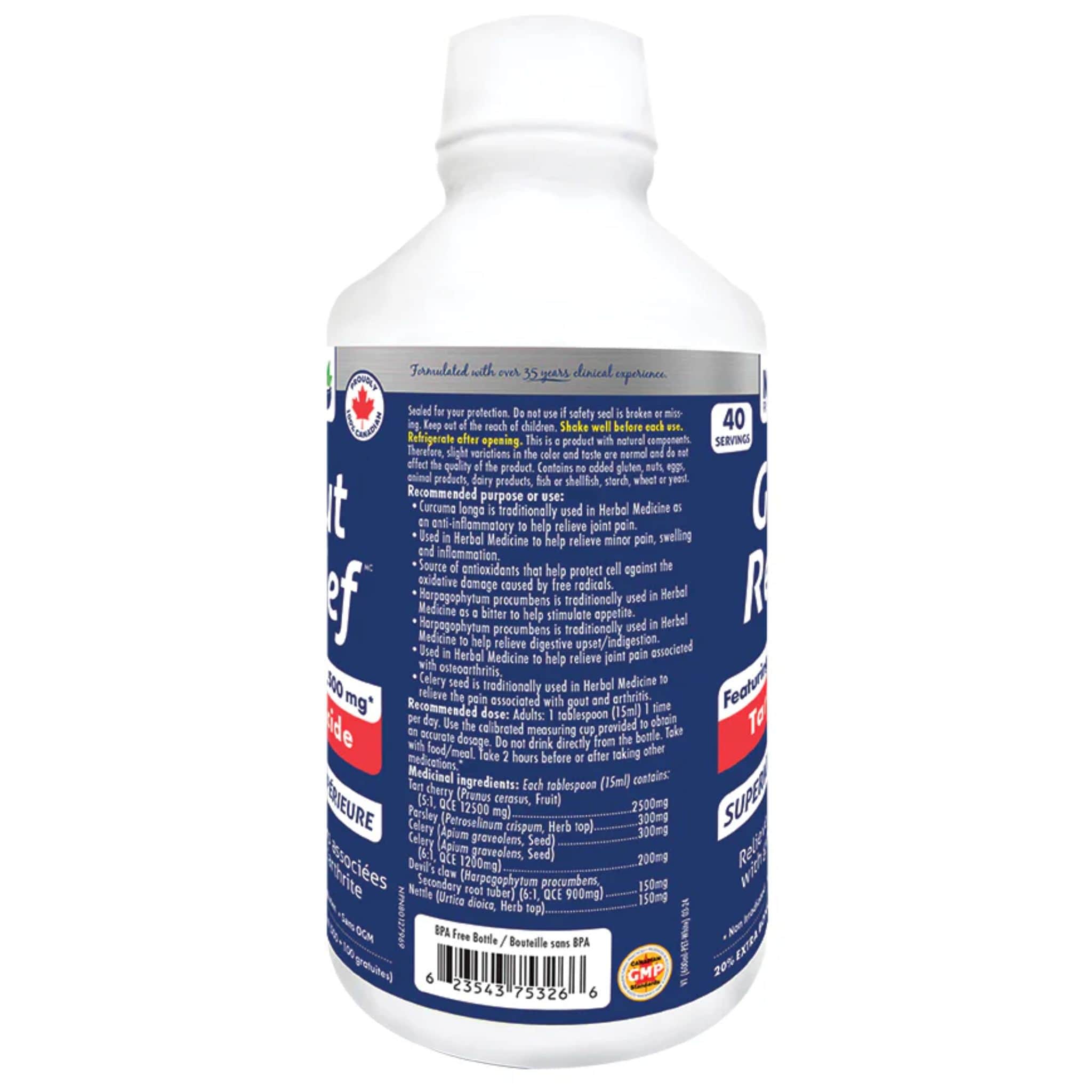 Naka Platinum Gout Relief, Helps Relieve Pain Associated with Gout and Arthritis, 250ml-600ml - Image 3