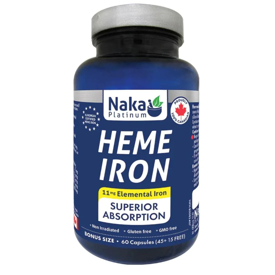 Naka Platinum Heme Iron 11mg
