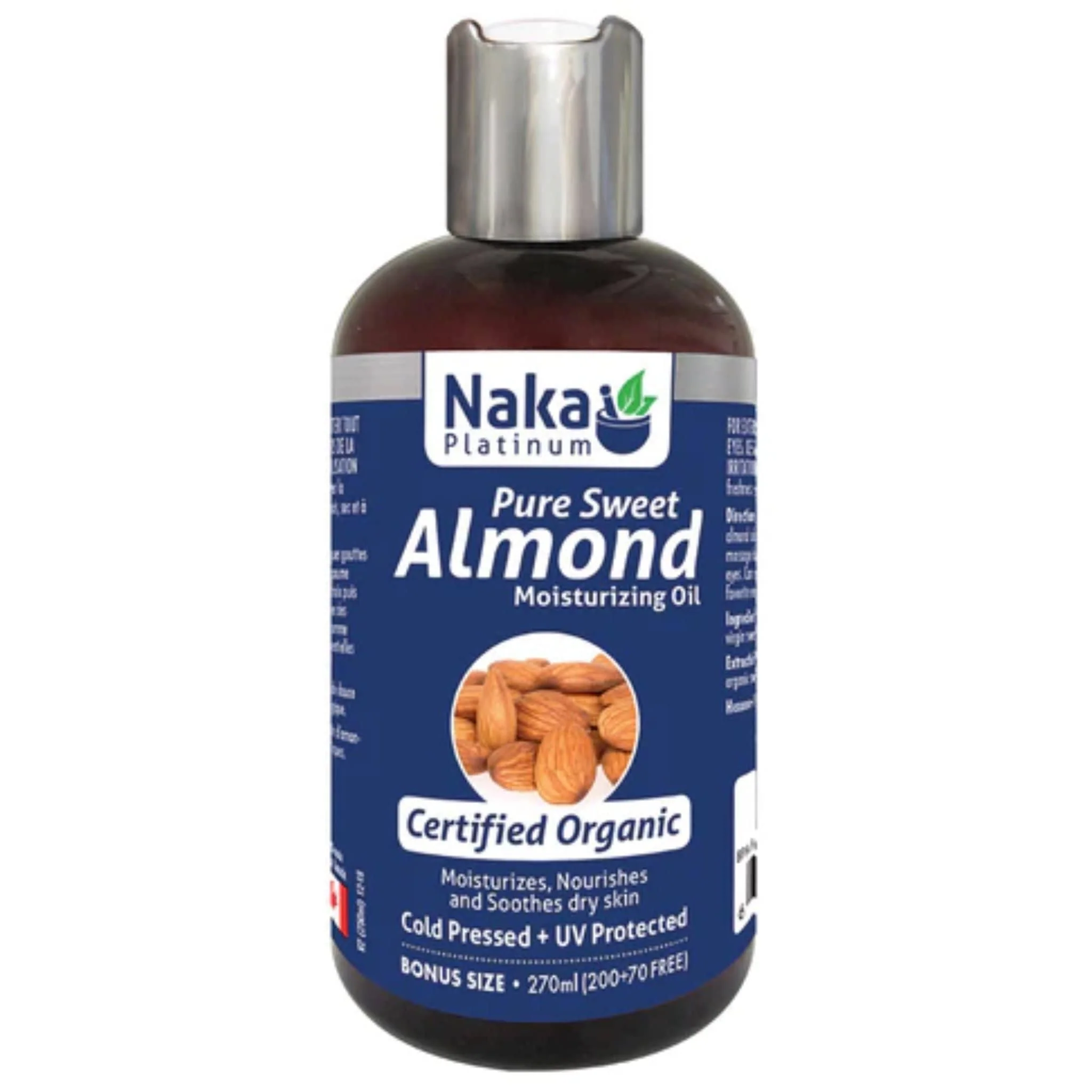 Naka Platinum Pure Sweet Organic Almond Oil, 270ml