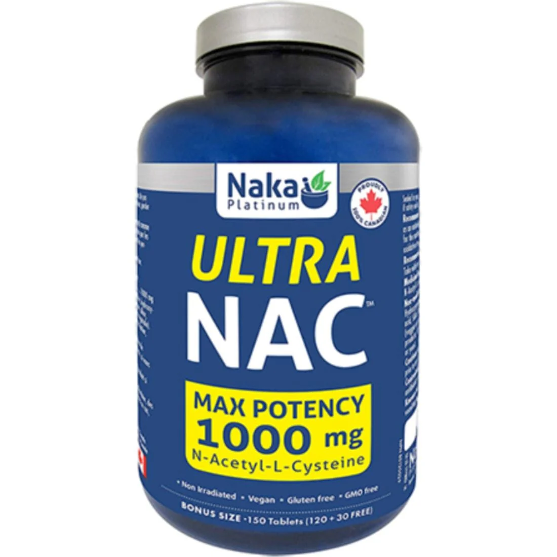 Naka Platinum Ultra NAC 1000mg, Max Potency Tablets - Image 3