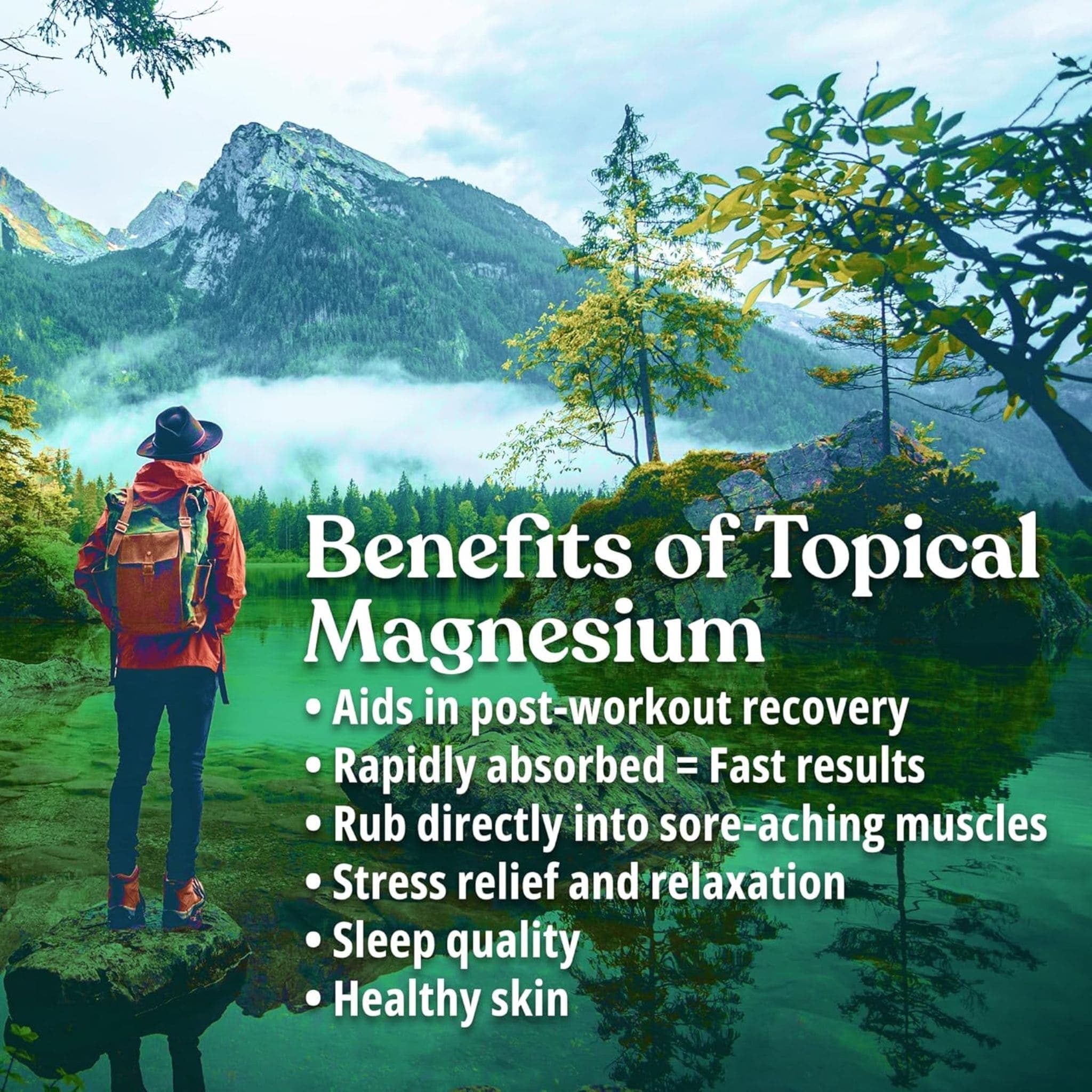 Natural Calm Magnesium Gel For Muscle Tension, Restless Leg, Muscle Aches and Pains - Image 3