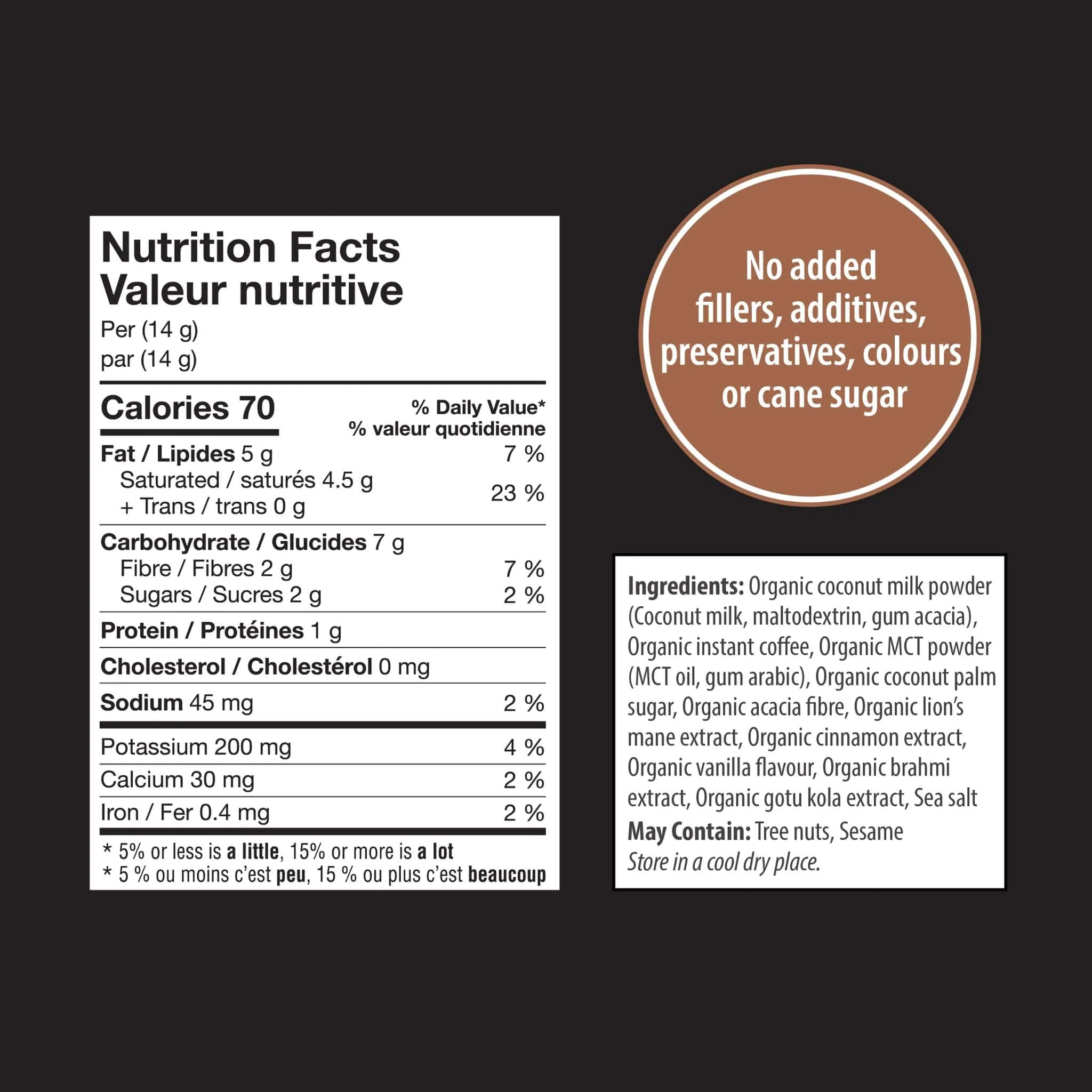 Organic Traditions Focus Fuel, Instant Mushroom Coffee with Lion’s Mane, Adaptogens, MCT and Caffeine, 140g - Image 6