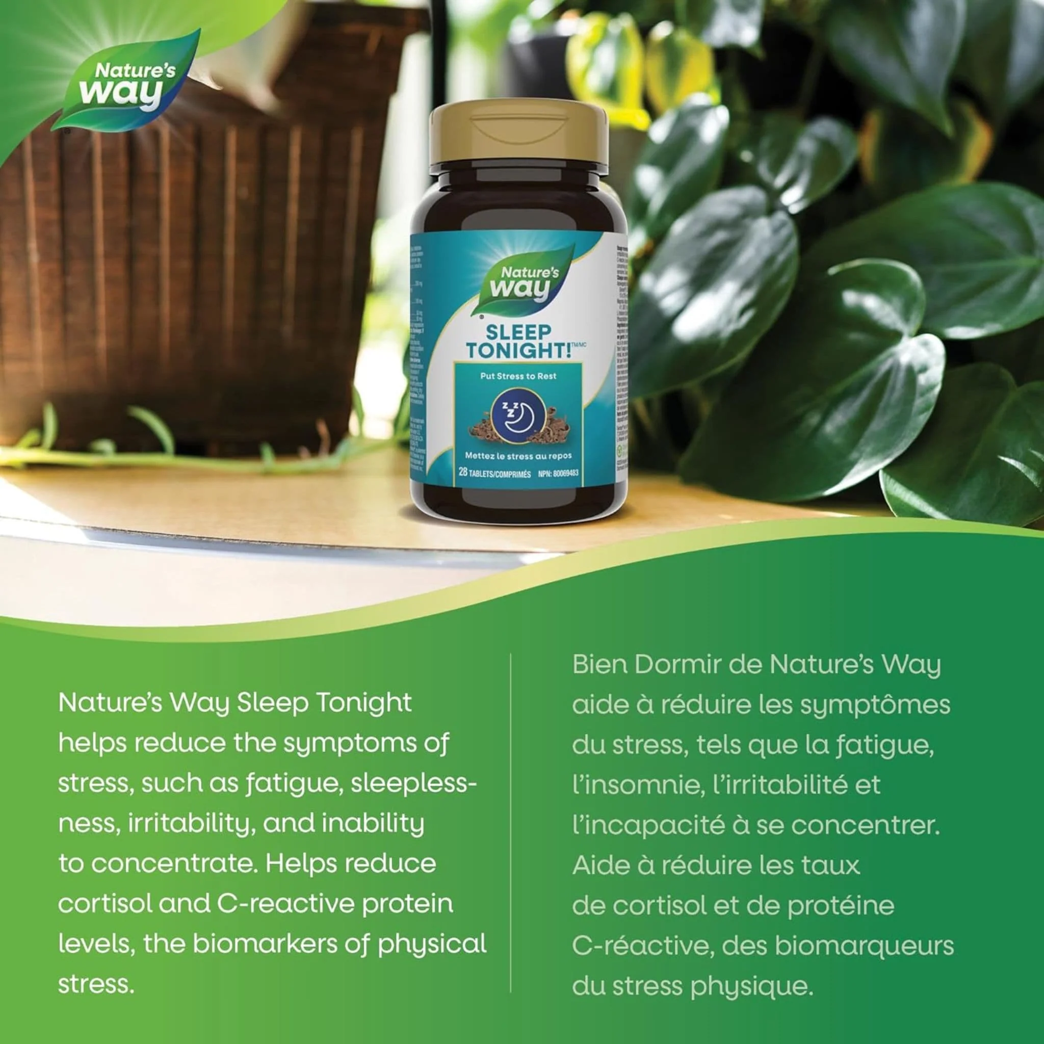 Nature's Way Sleep Tonight (Sleep Soundly, Awake Refreshed), 28 Tablets - Image 4