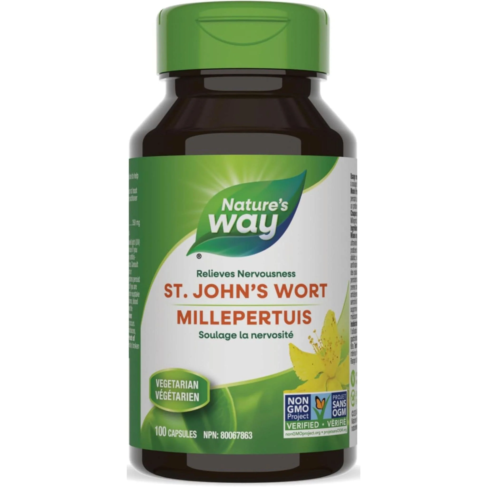 Nature's Way St. John’s Wort 350mg, 100 Vegetable Capsules