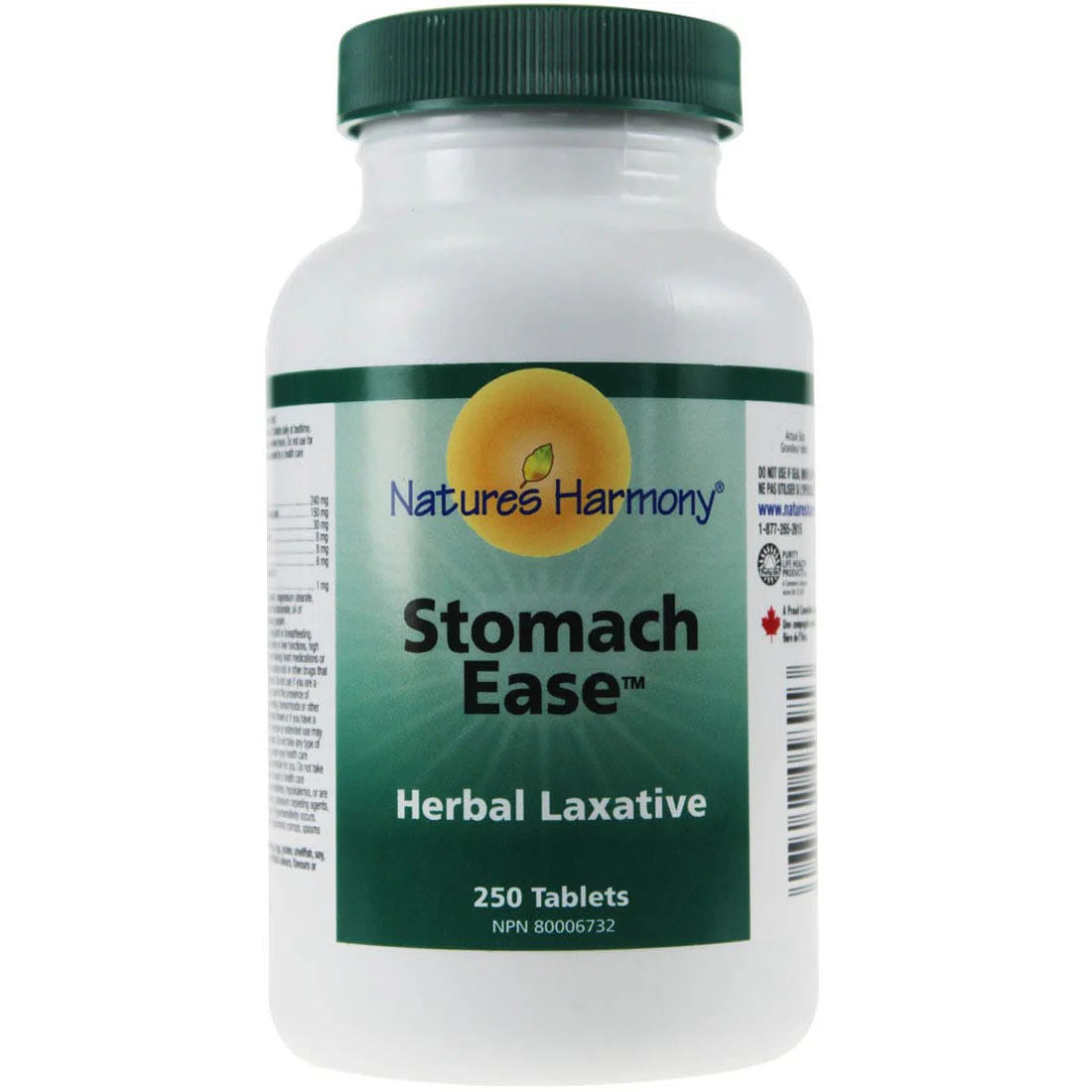 Nature's Harmony Stomach Ease Herbal Laxative Tablets - Image 2