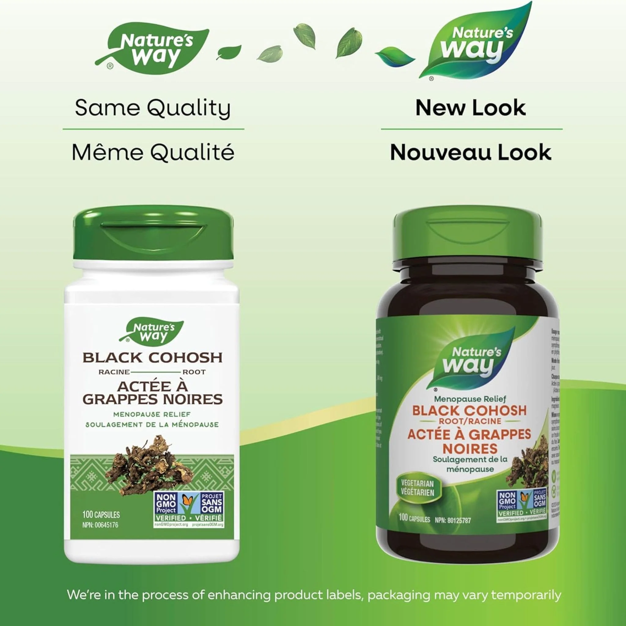 Nature's Way Black Cohosh Root 540mg, 100 Vegetable Capsules - Image 6
