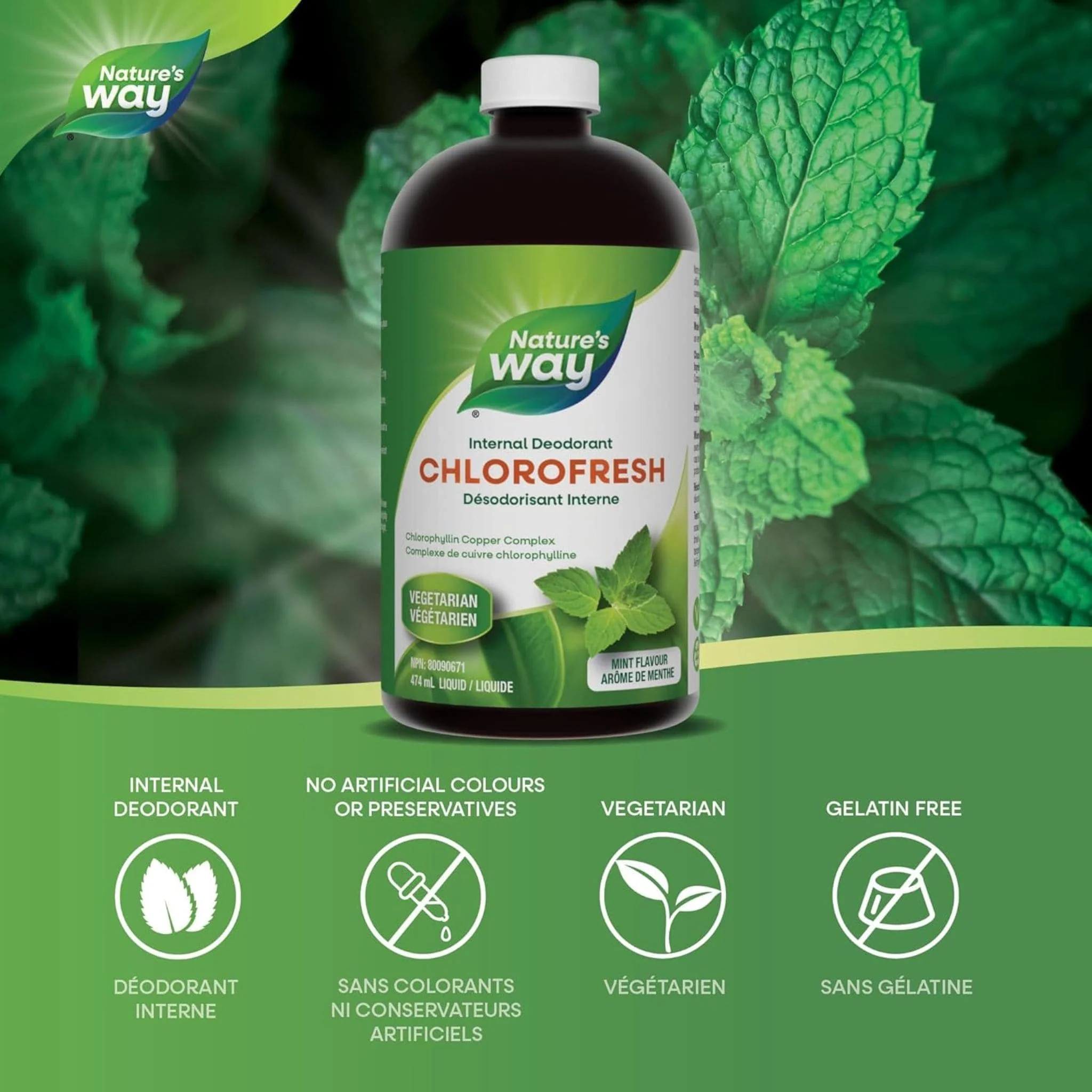 Nature's Way Chlorofresh Liquid Chlorophyll, 474ml - Image 4