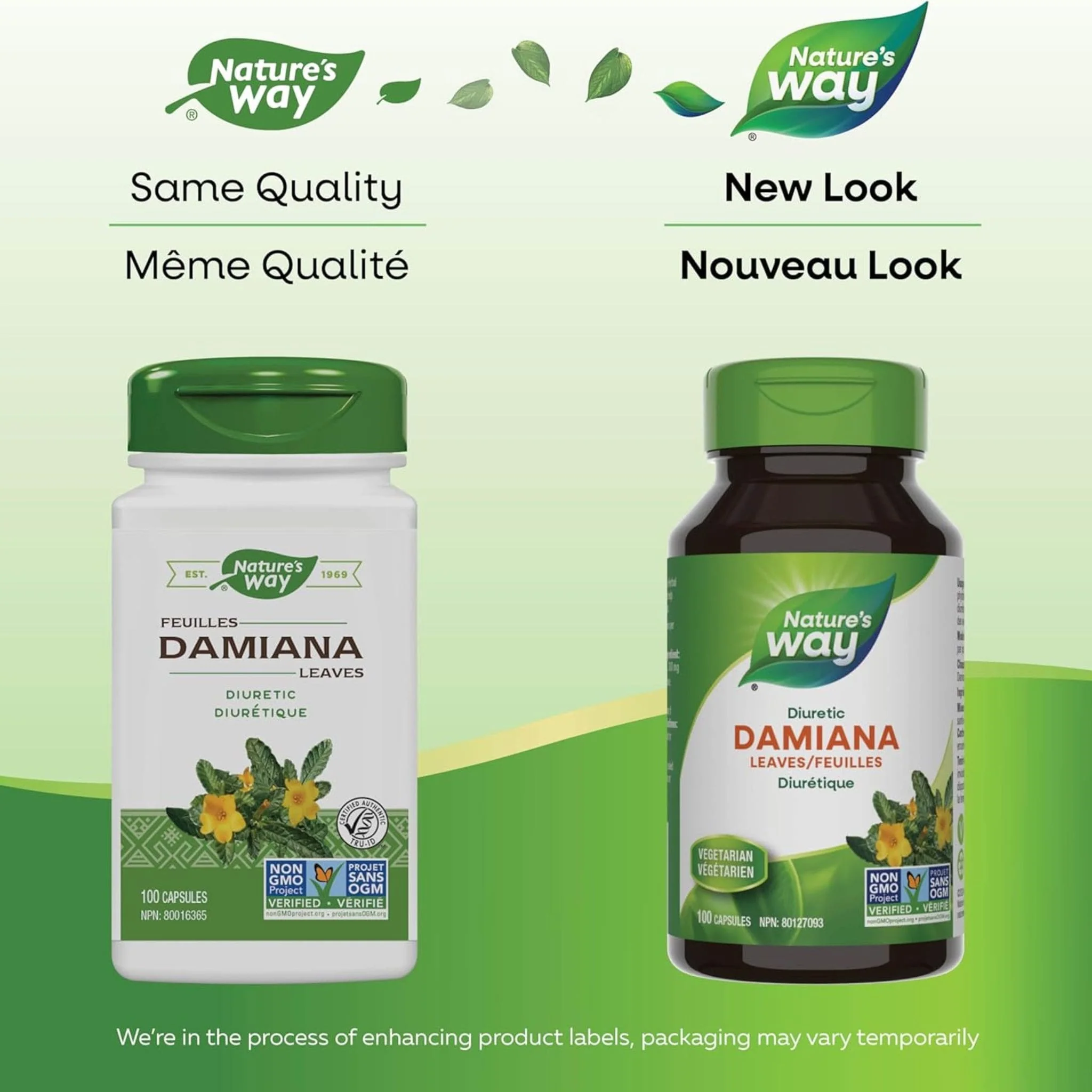 Nature's Way Damiana Leaves 400mg, 100 VCaps - Image 7