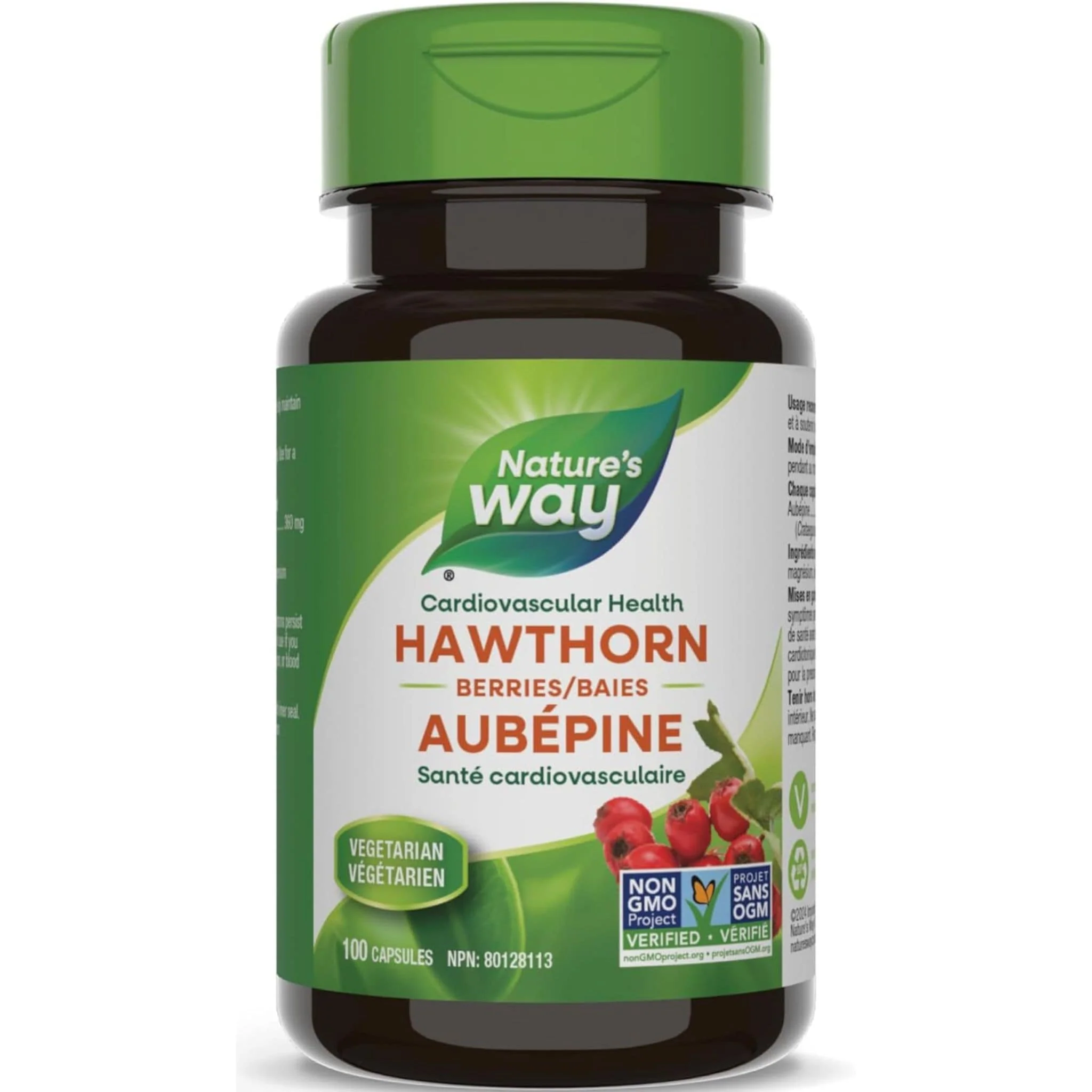 Nature's Way Hawthorn Berries 360mg Capsules