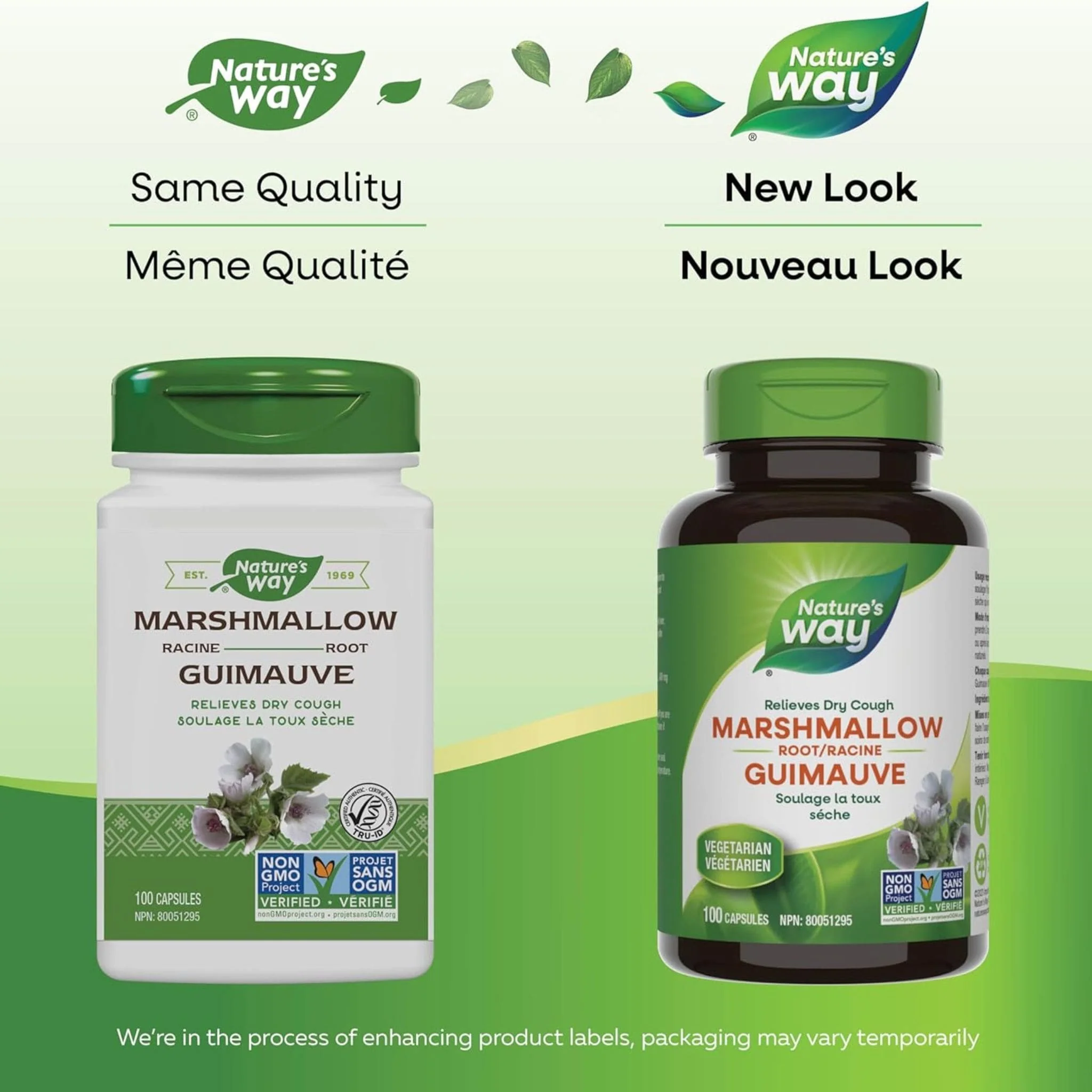 Nature's Way Marshmallow Root, 100 Vegetable Capsules - Image 2