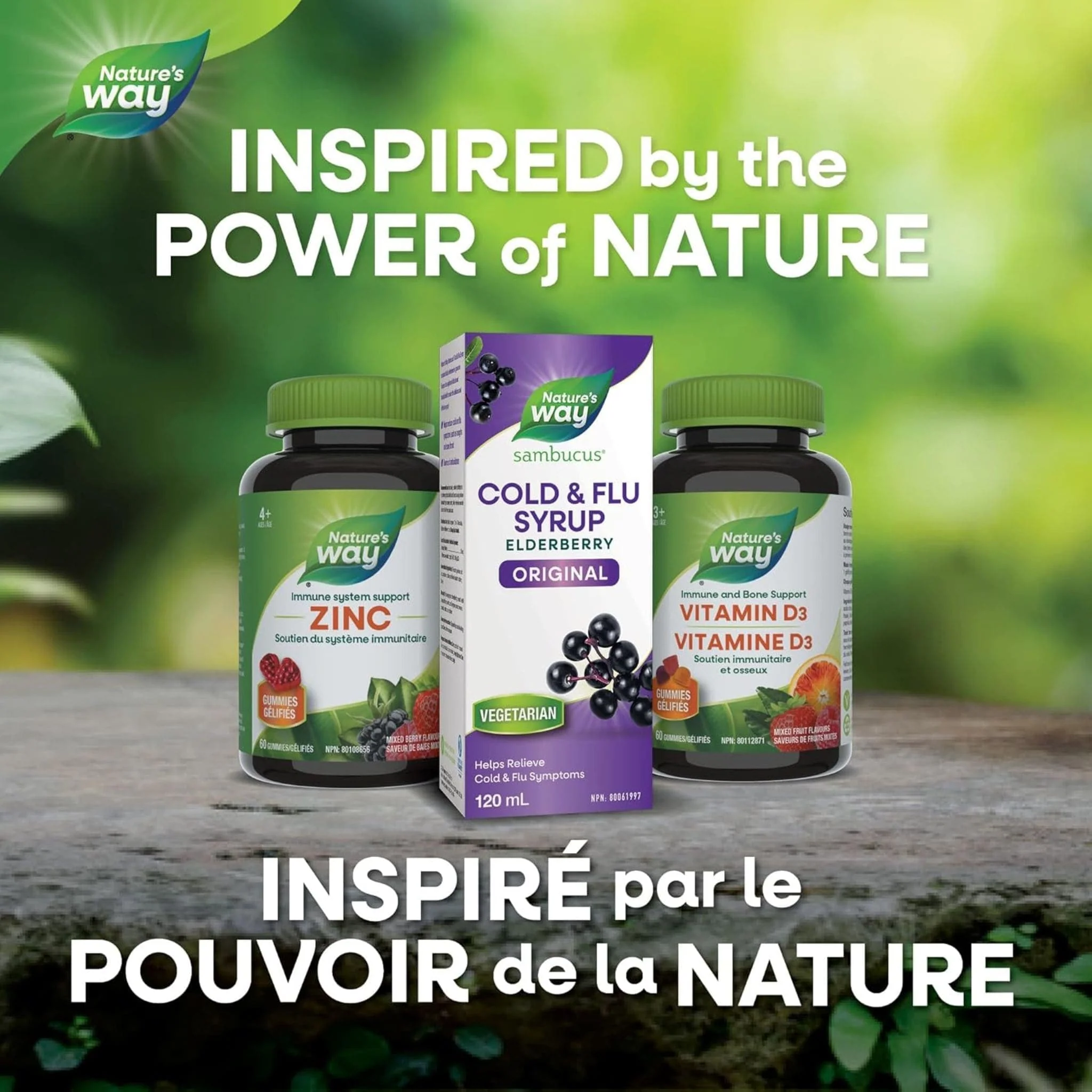 Nature's Way Organic Sambucus Syrup, Standardized Elderberry Syrup - Image 7