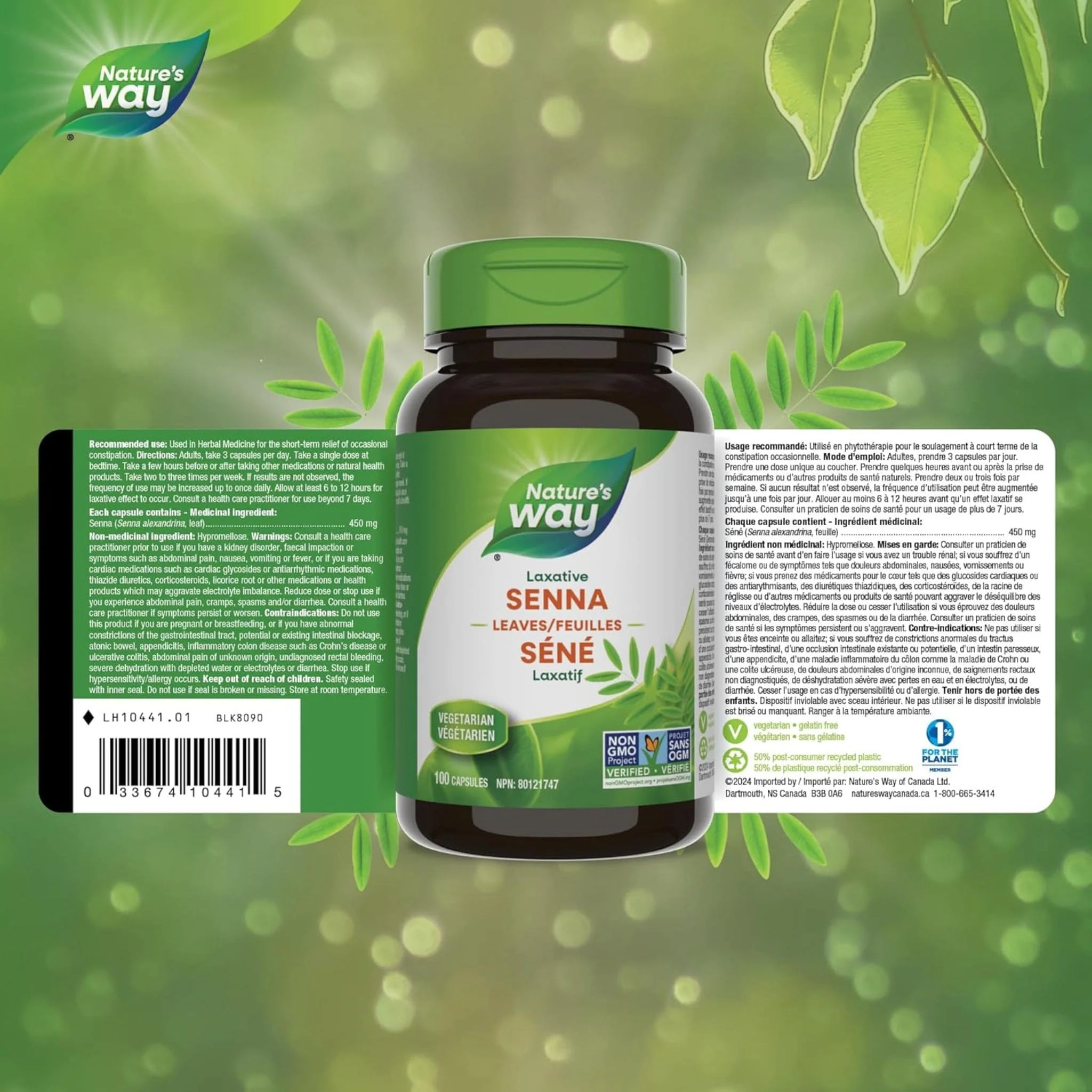 Nature's Way Senna Leaves, 100 Vcaps - Image 3