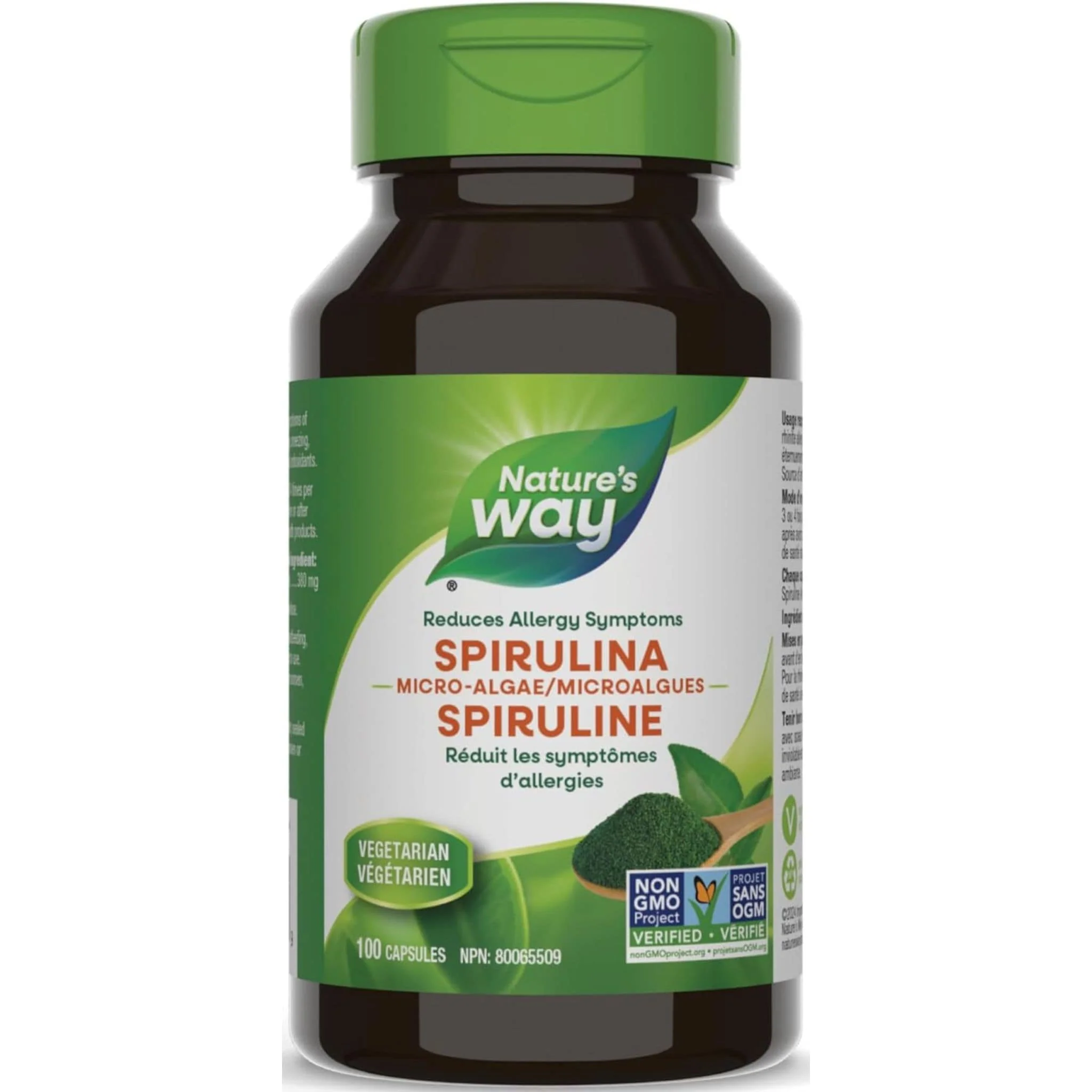 Nature's Way Spirulina, 100 Vegetable Capsules