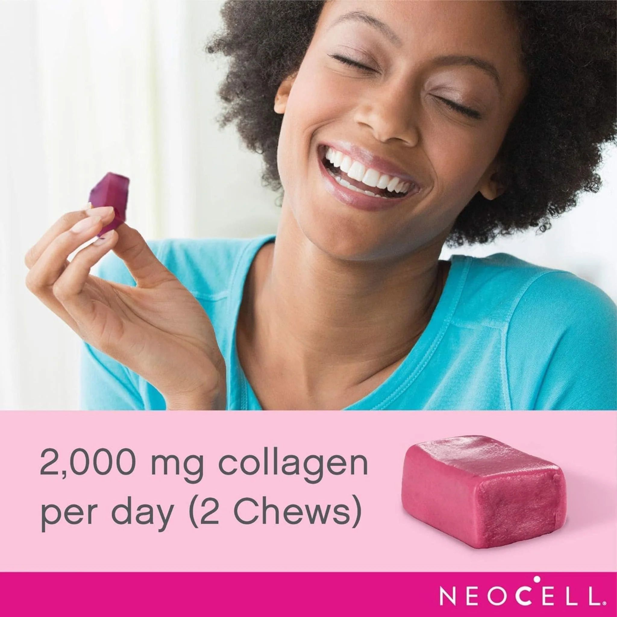 NeoCell Beauty Bursts Collagen Soft Chews Fruit Punch Flavour, 60 Soft Chews - Image 5