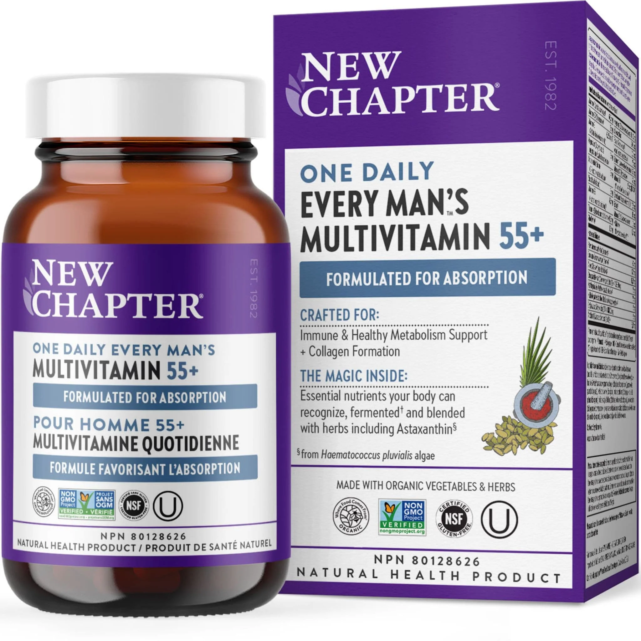 New Chapter Every Man's One Daily Multi 55+, Tablets