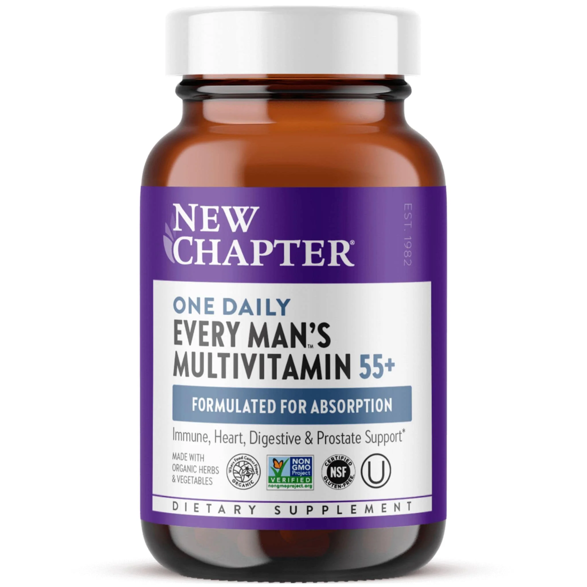 New Chapter Every Man's One Daily Multi 55+, Tablets - Image 2