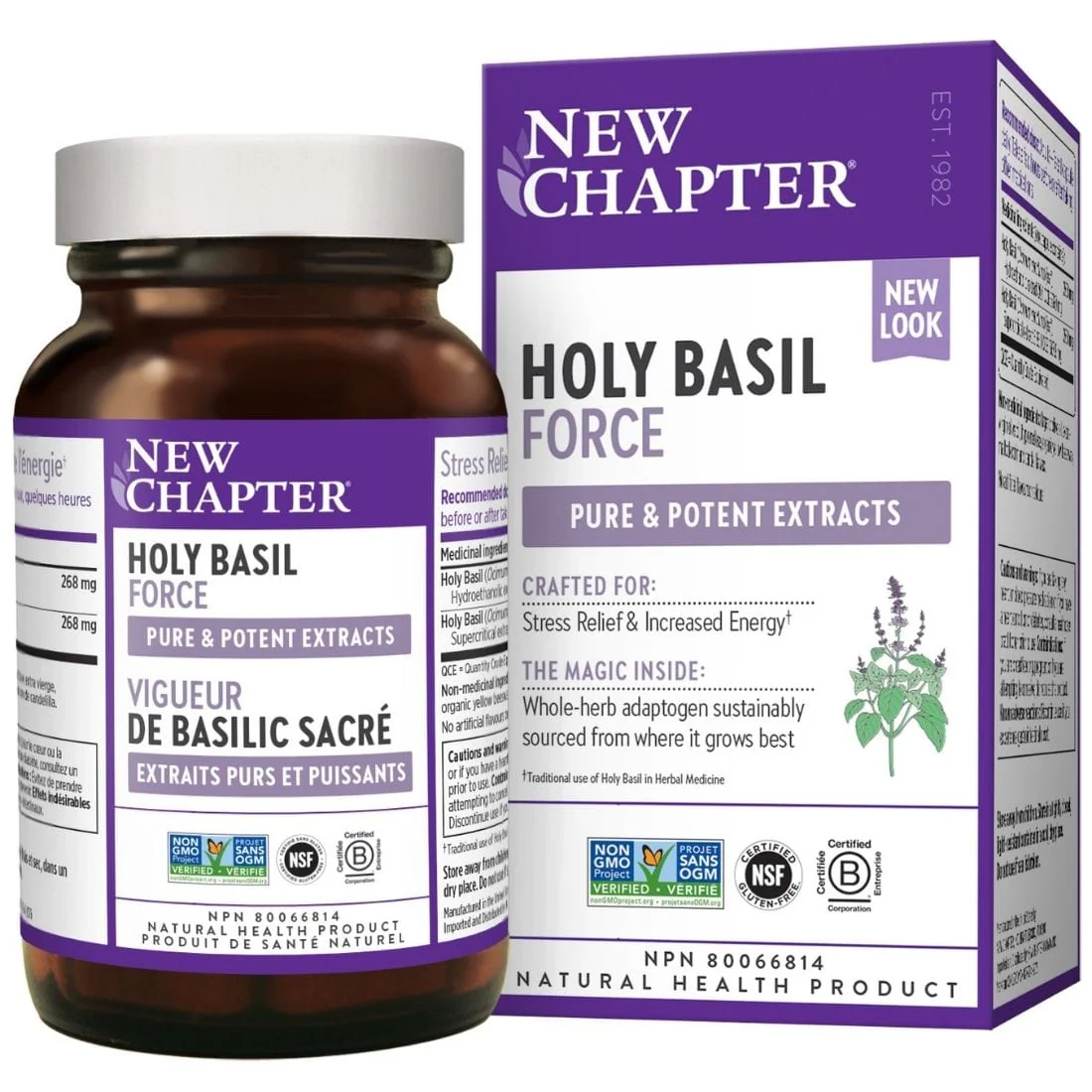 New Chapter Holy Basil Force Capsules