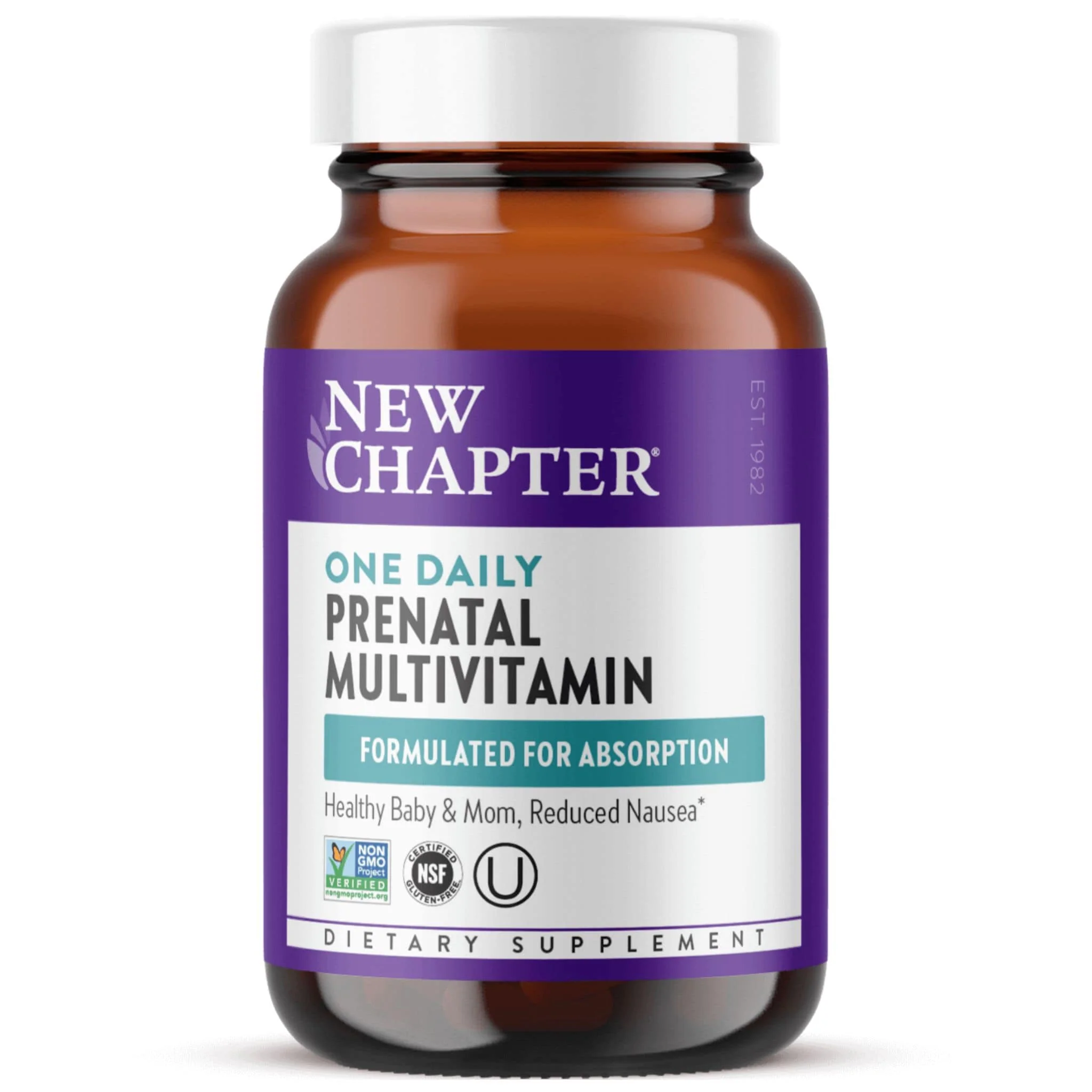 New Chapter One Daily Prenatal Multivitamin, Tablets CLEARANCE 75% Off Exp 11/25 Final Sale - Image 2