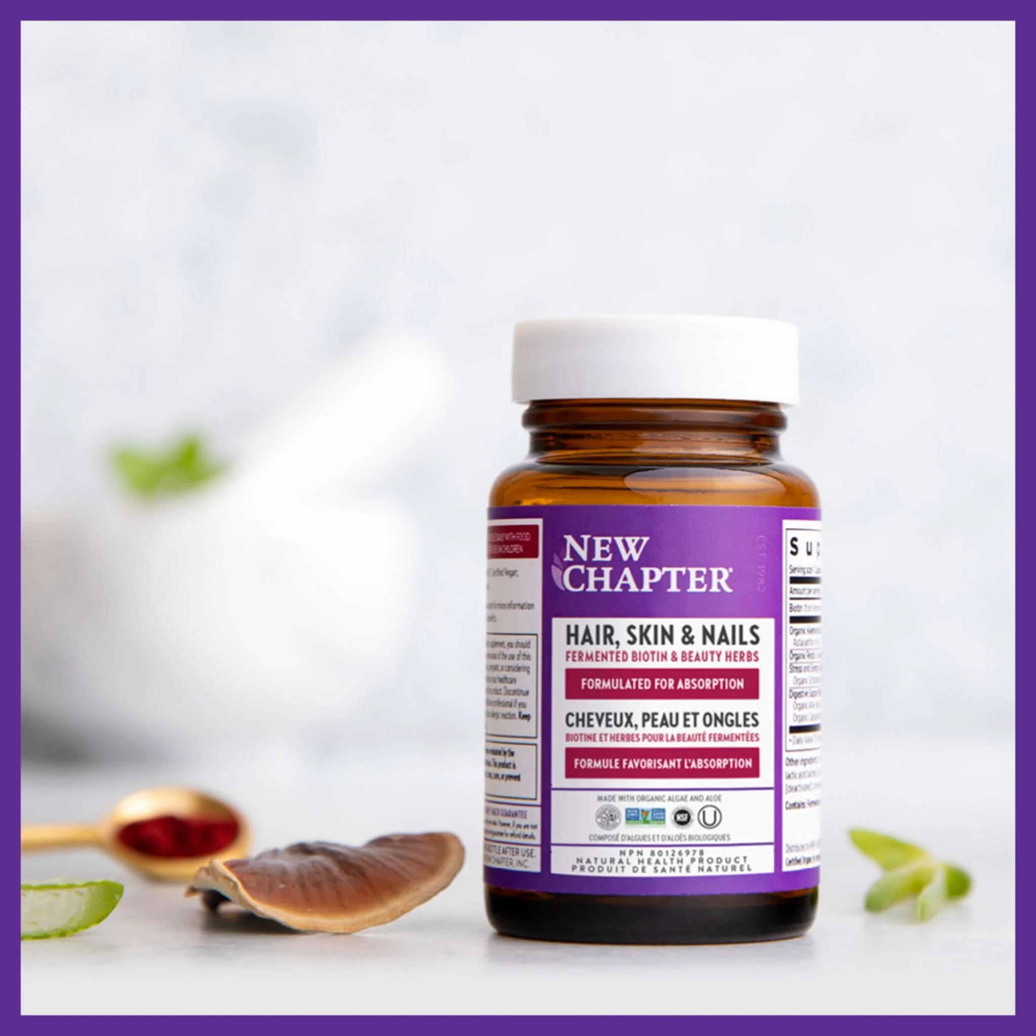 New Chapter Hair Skin & Nails, 30 Tablets - Image 4