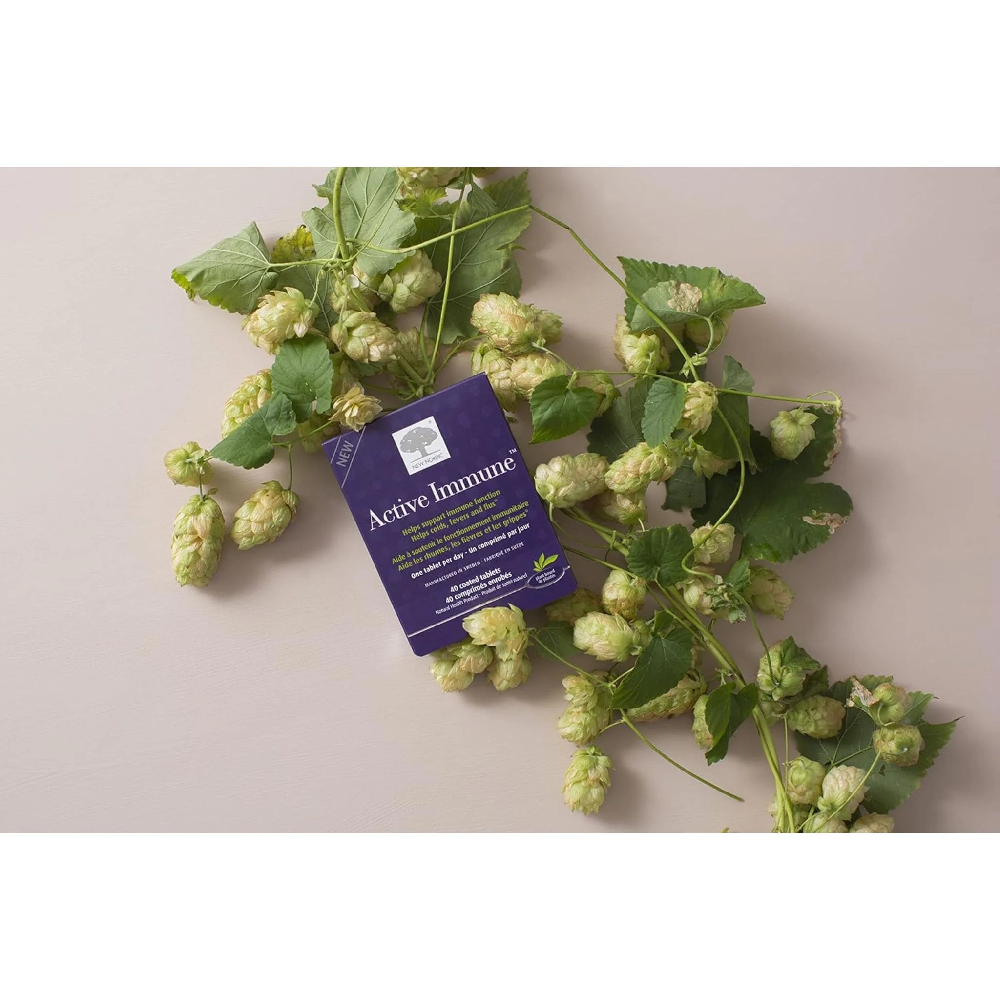 New Nordic Active Immune with Elderberry, Vitamin D3, Sea Buckthorn, 40 Coated Tablets - Image 4