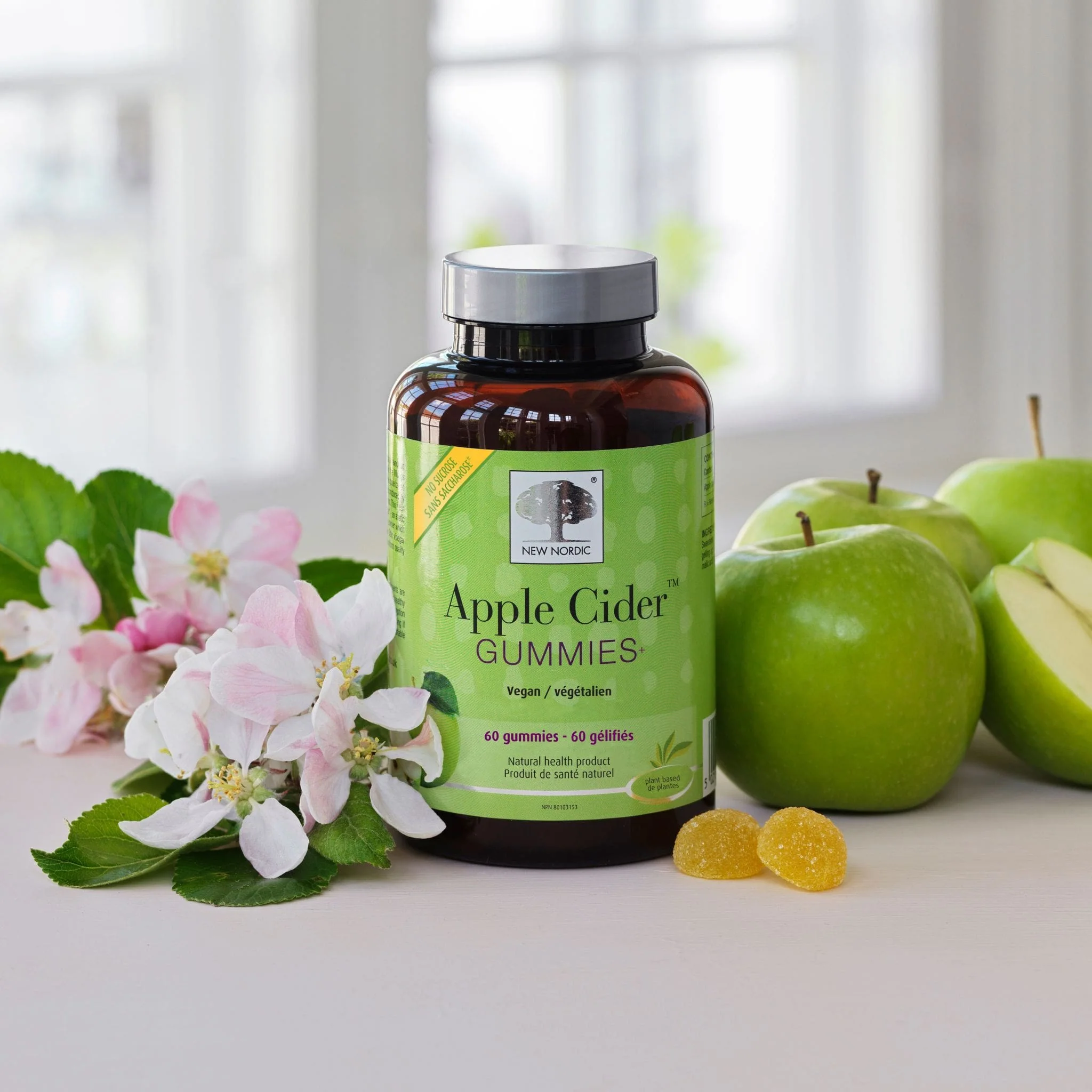 New Nordic Apple Cider Vinegar Gummies, 60 Vegan Gummies - Image 5