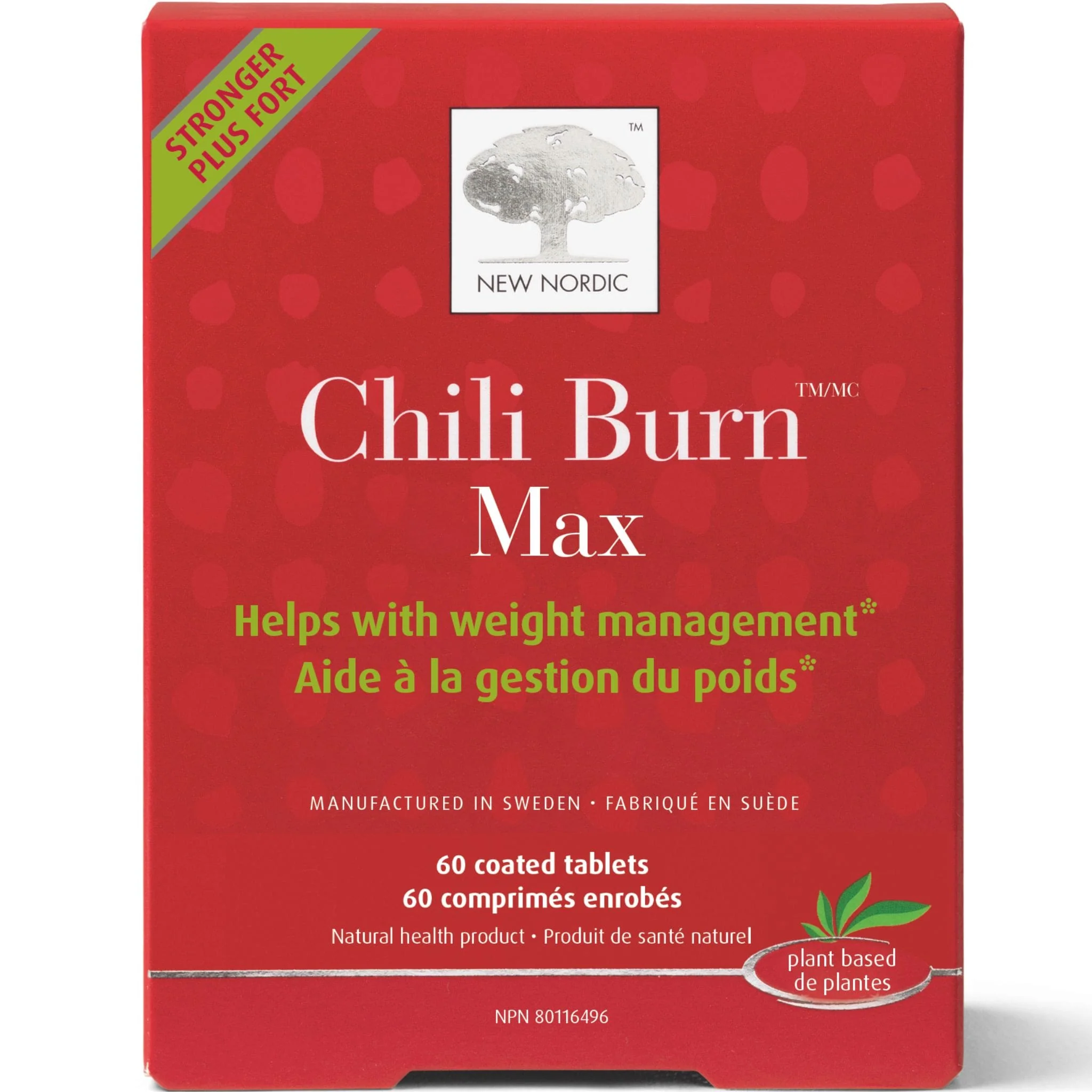 New Nordic Chili Burn Strong, 60 Tablets