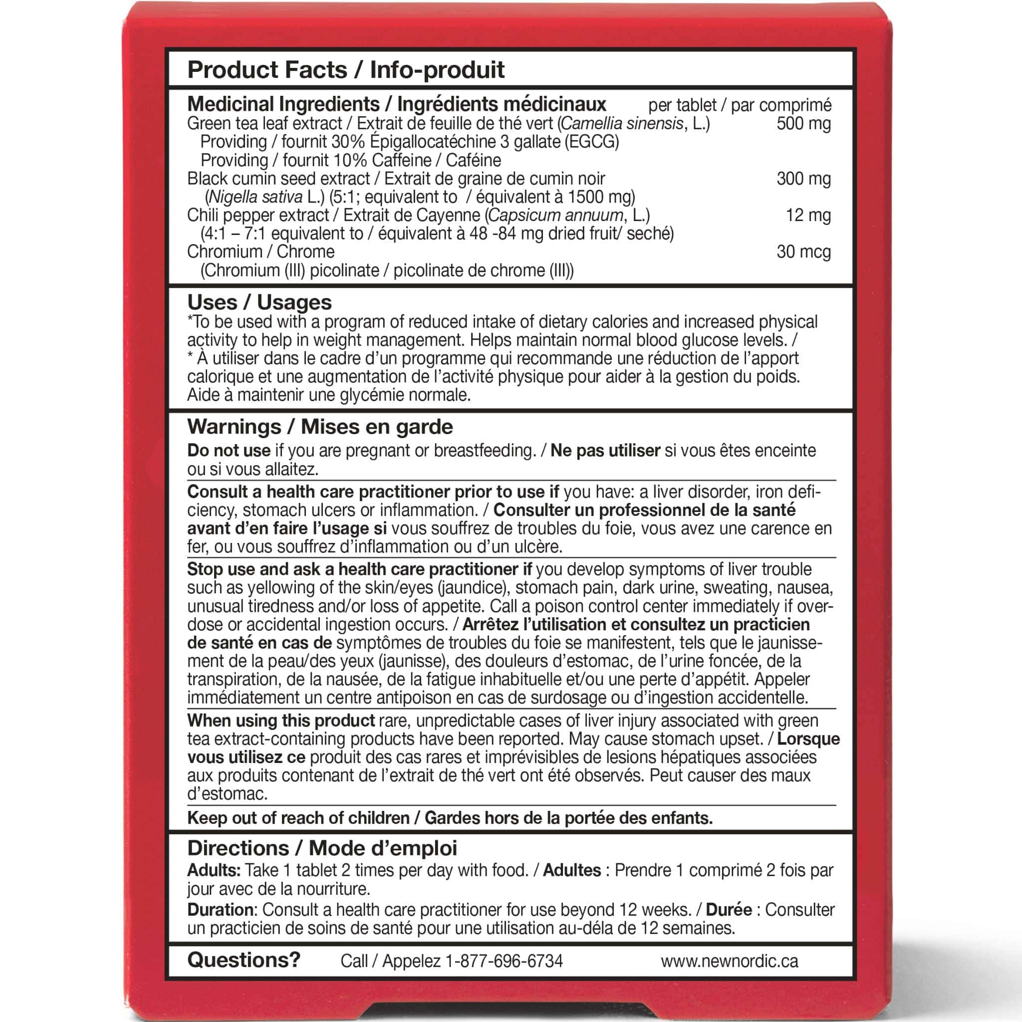 New Nordic Chili Burn Strong, 60 Tablets - Image 2