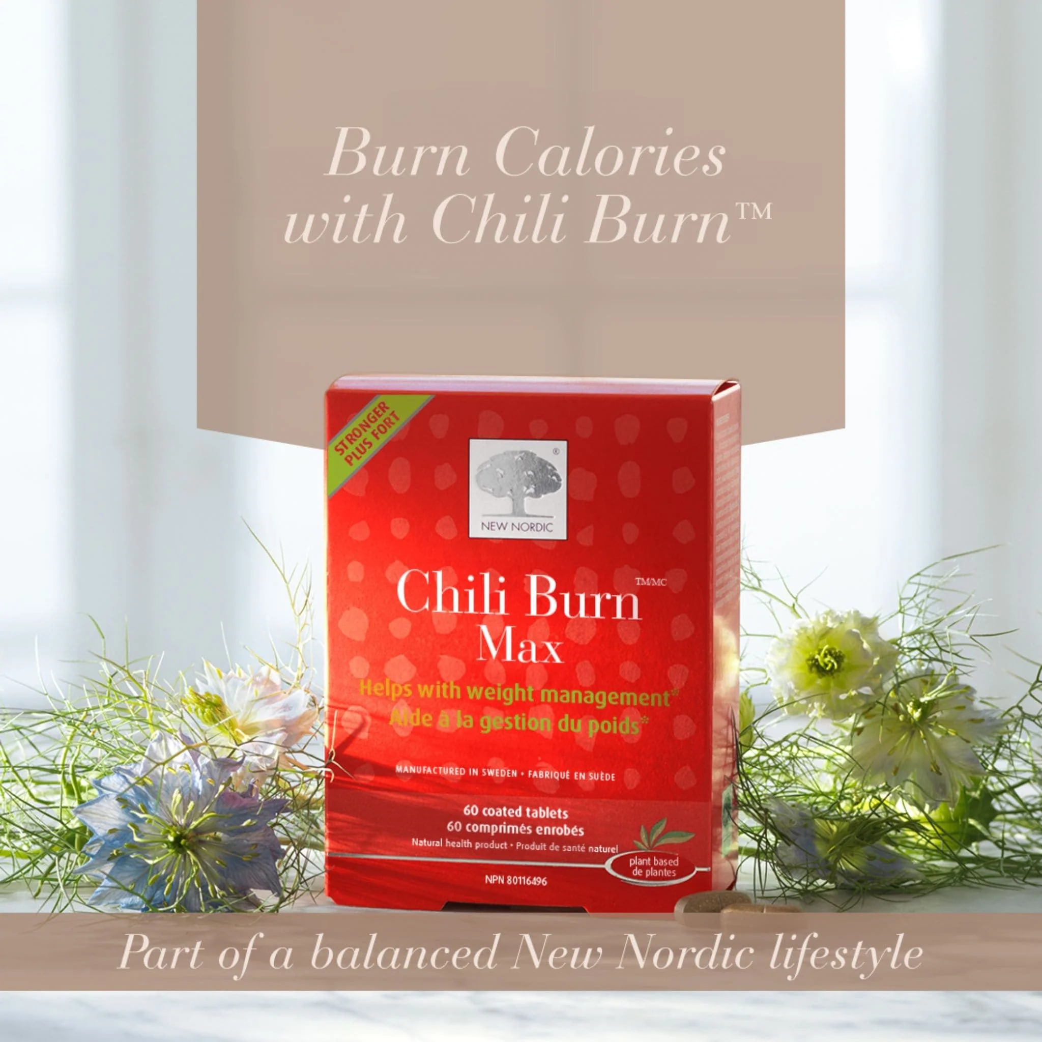 New Nordic Chili Burn Strong, 60 Tablets - Image 4