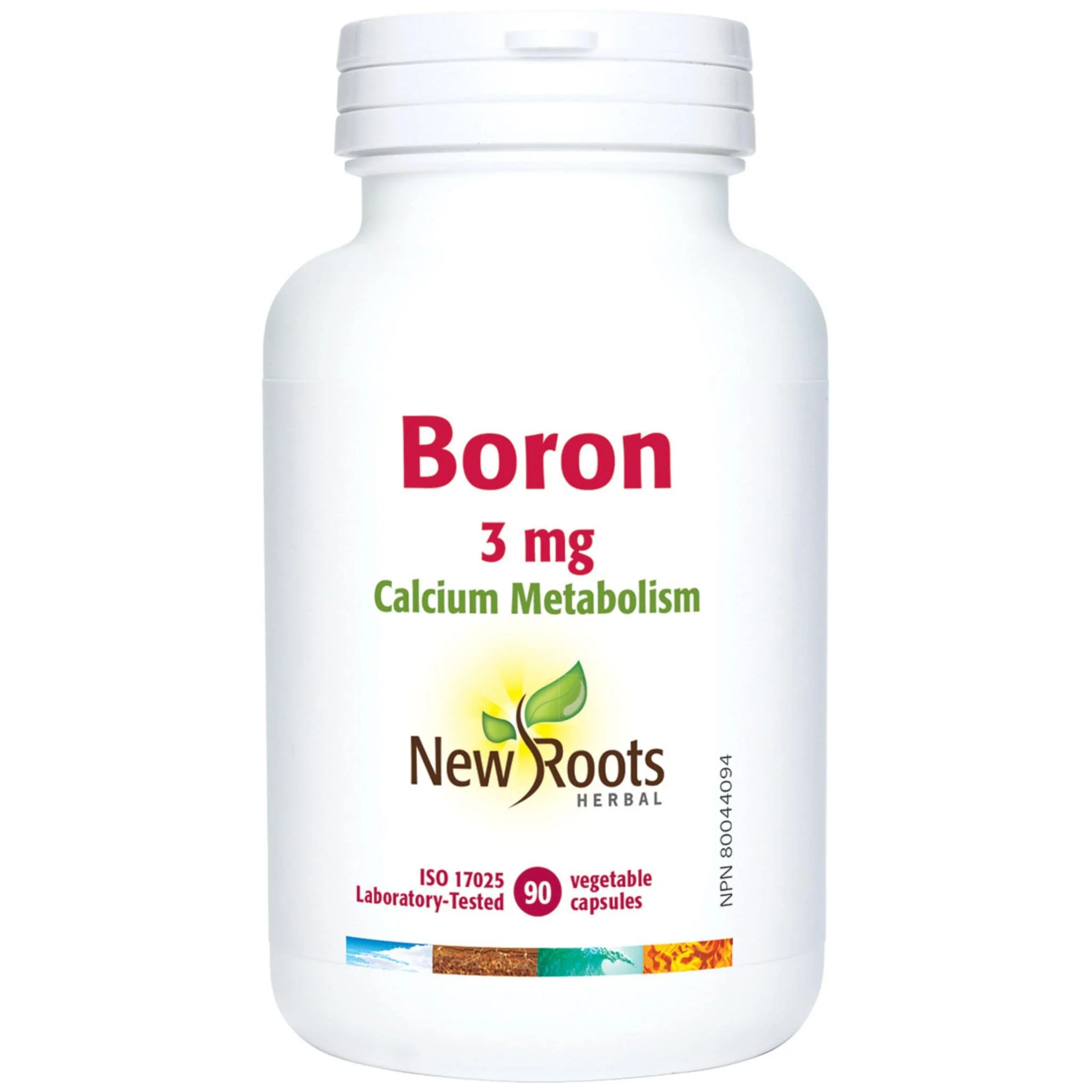 New Roots Boron 3mg, 90 Capsules