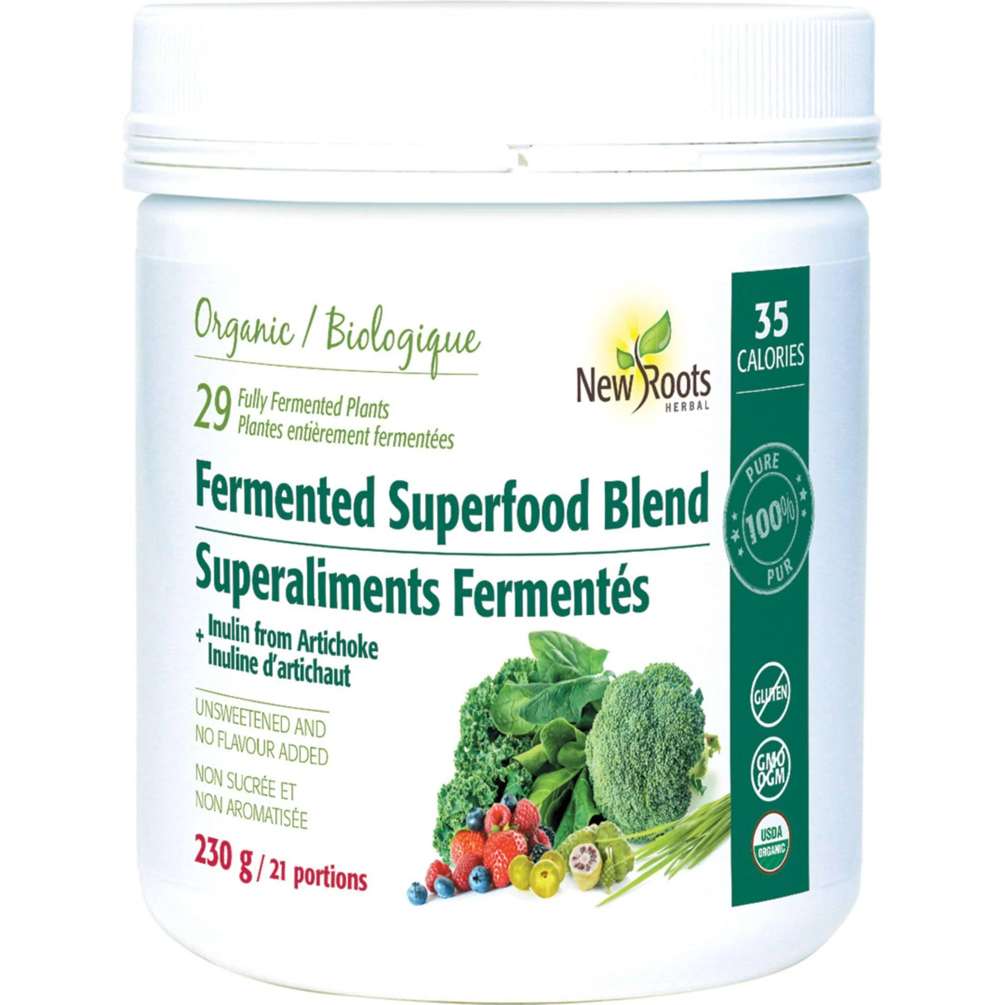 New Roots Fermented Superfoods Blend (Unsweetened) - Image 2