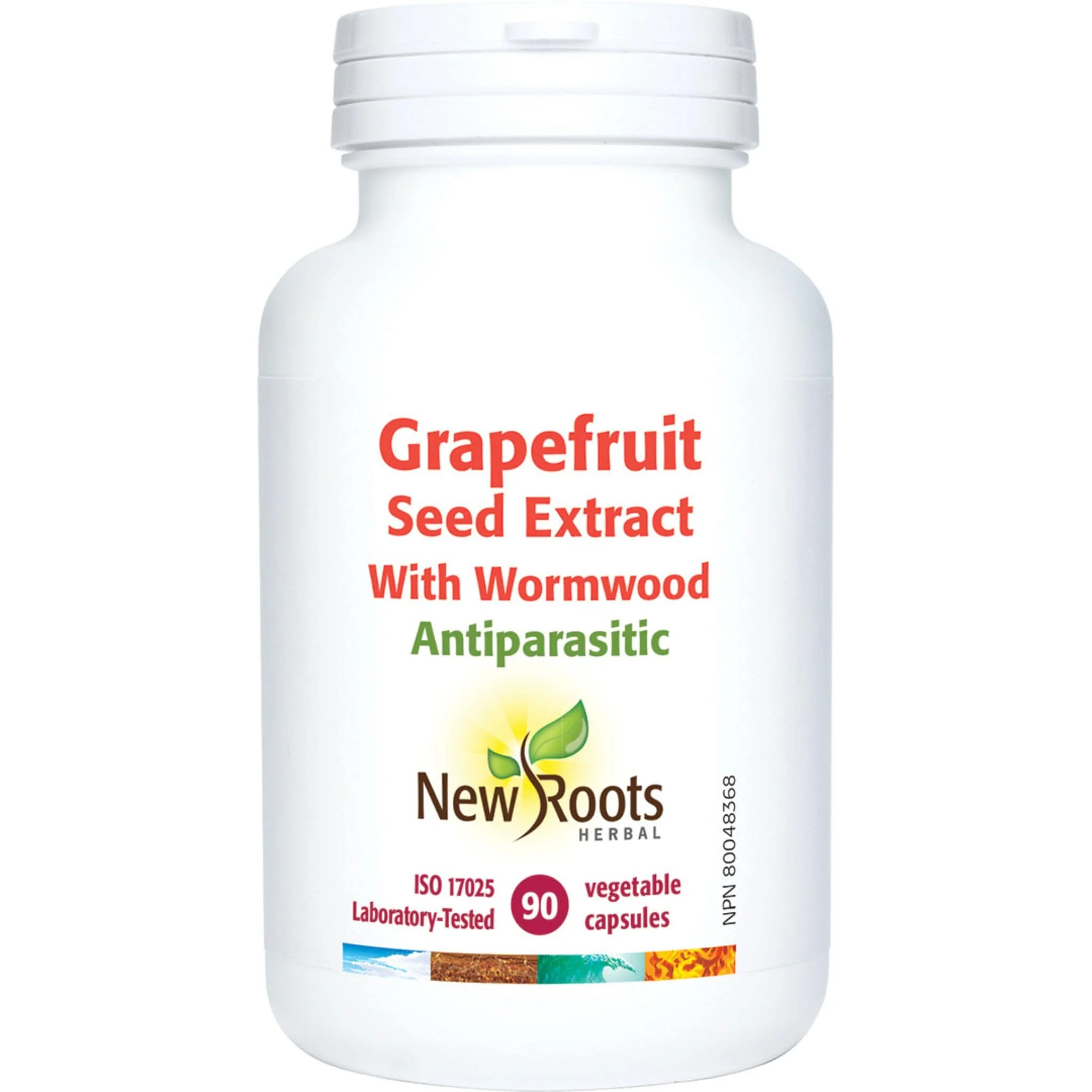 New Roots Grapefruit Seed Extract 406mg, 90 Capsules