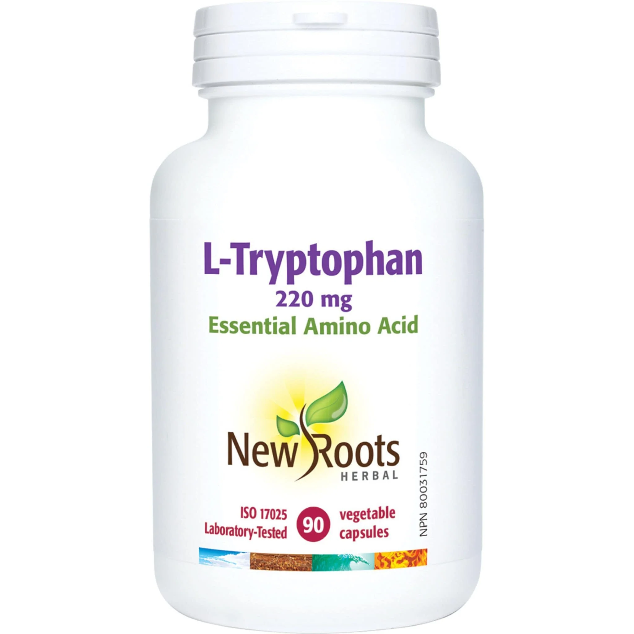 New Roots L-Tryptophan 220mg, 90 Capsules