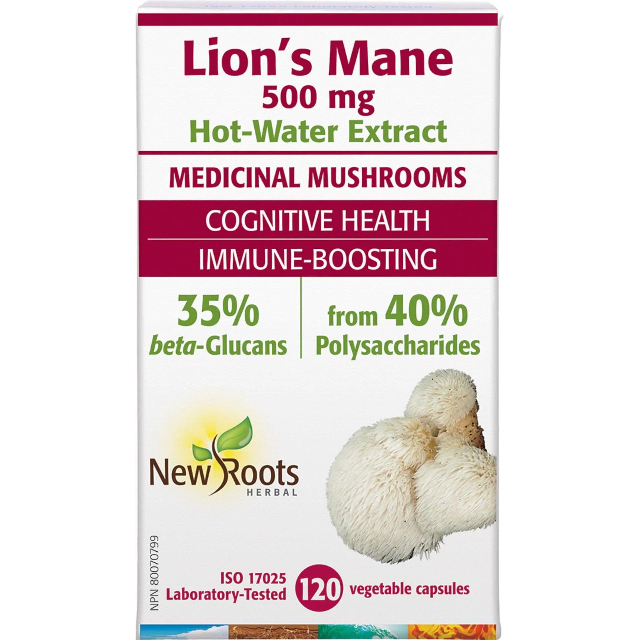 New Roots Lion’s Mane (Hericium Erinaceus) 500mg - Image 2