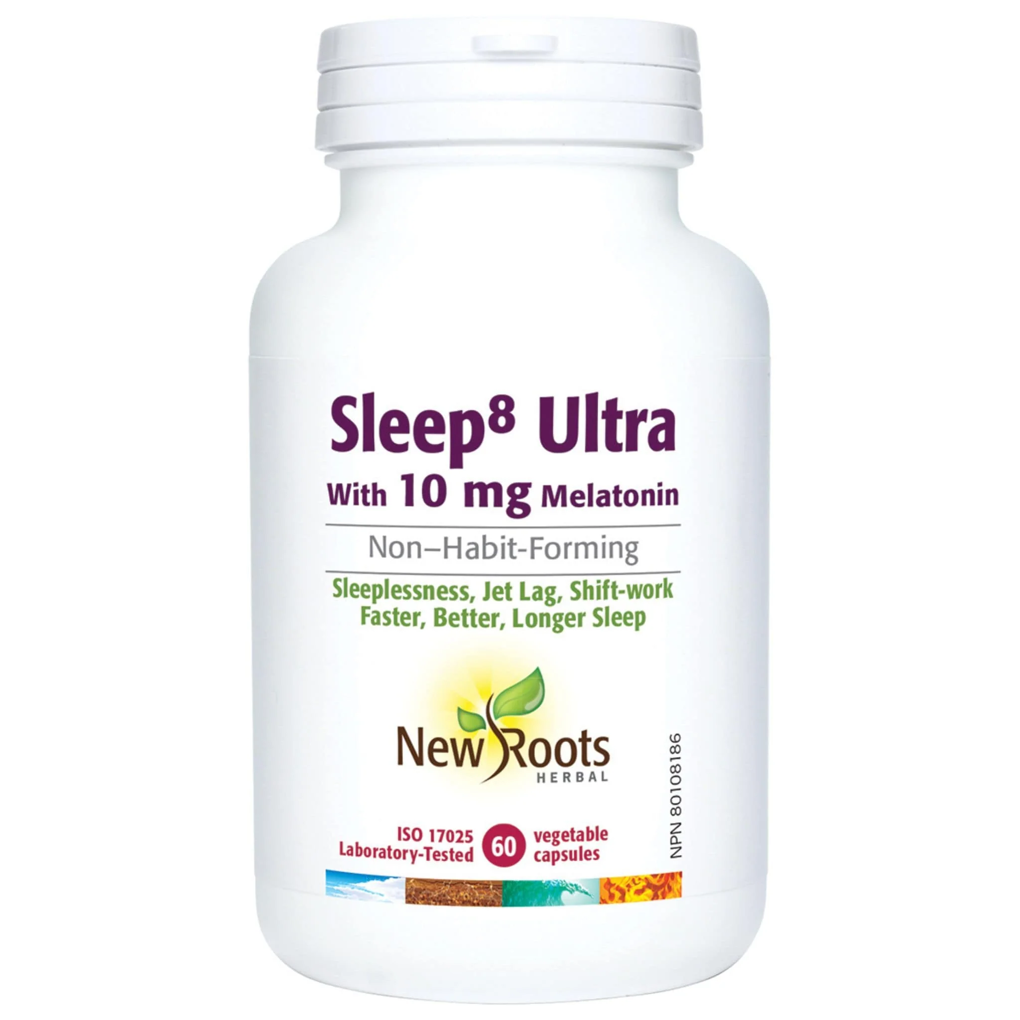 New Roots Sleep Ultra with 10mg Melatonin, 60 Vegetable Capsules