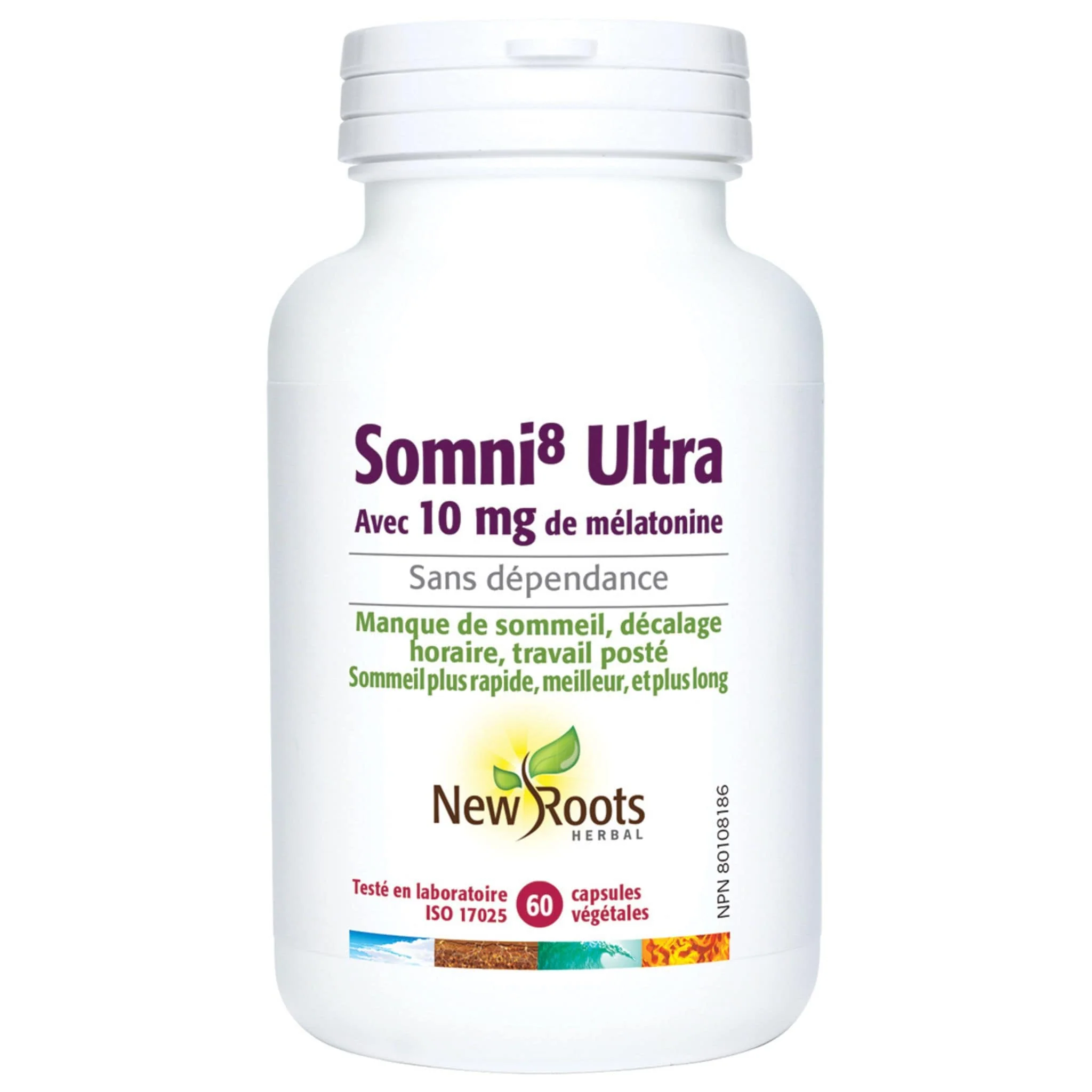 New Roots Sleep Ultra with 10mg Melatonin, 60 Vegetable Capsules - Image 2