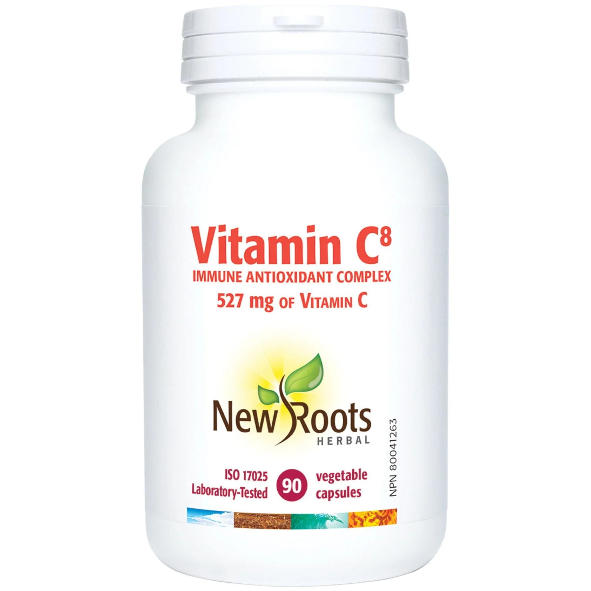 New Roots Vitamin C8 527mg High Potency Full Spectrum Vitamin C Capsules - Image 2