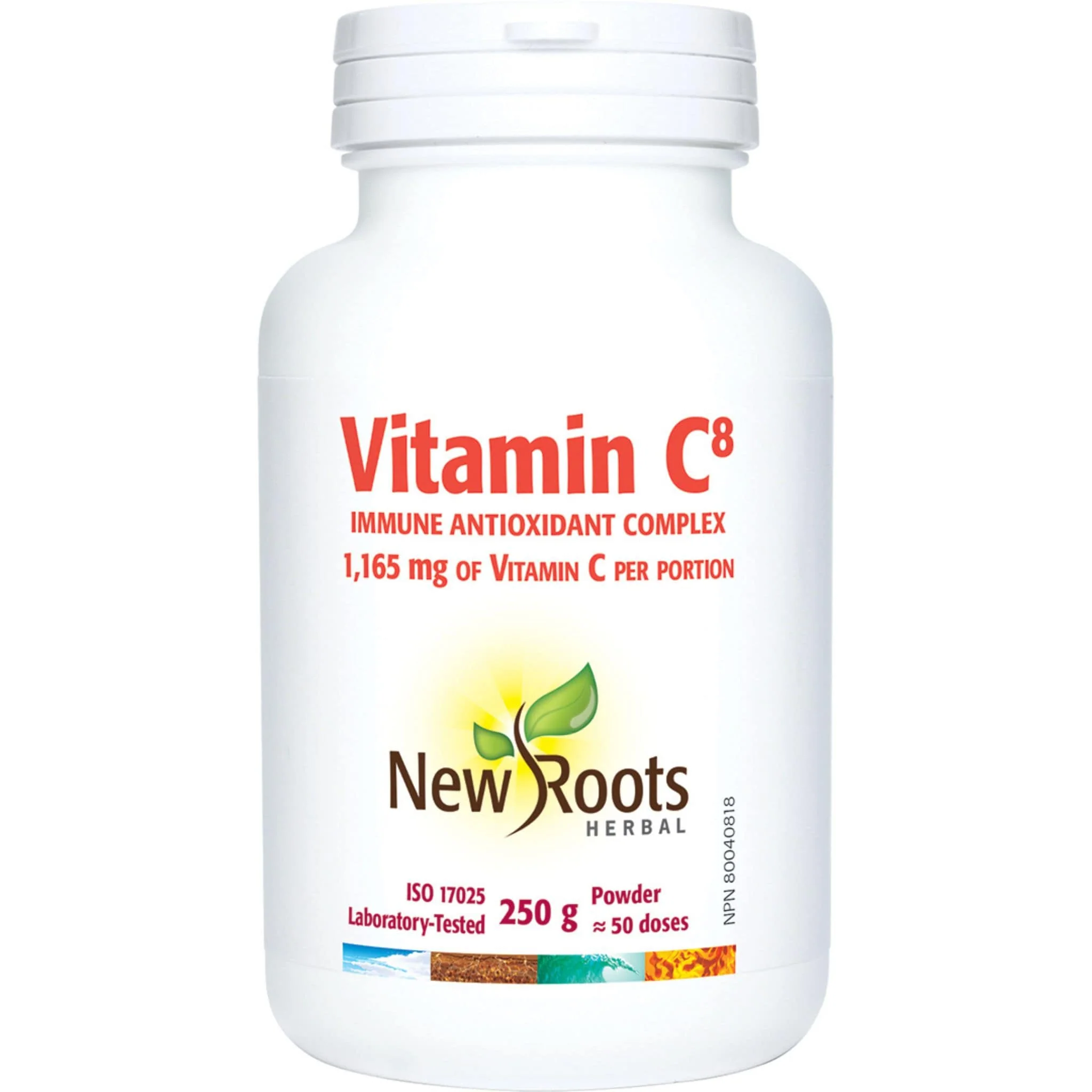 New Roots Vitamin C8 Ascorbate Complex (Powder)