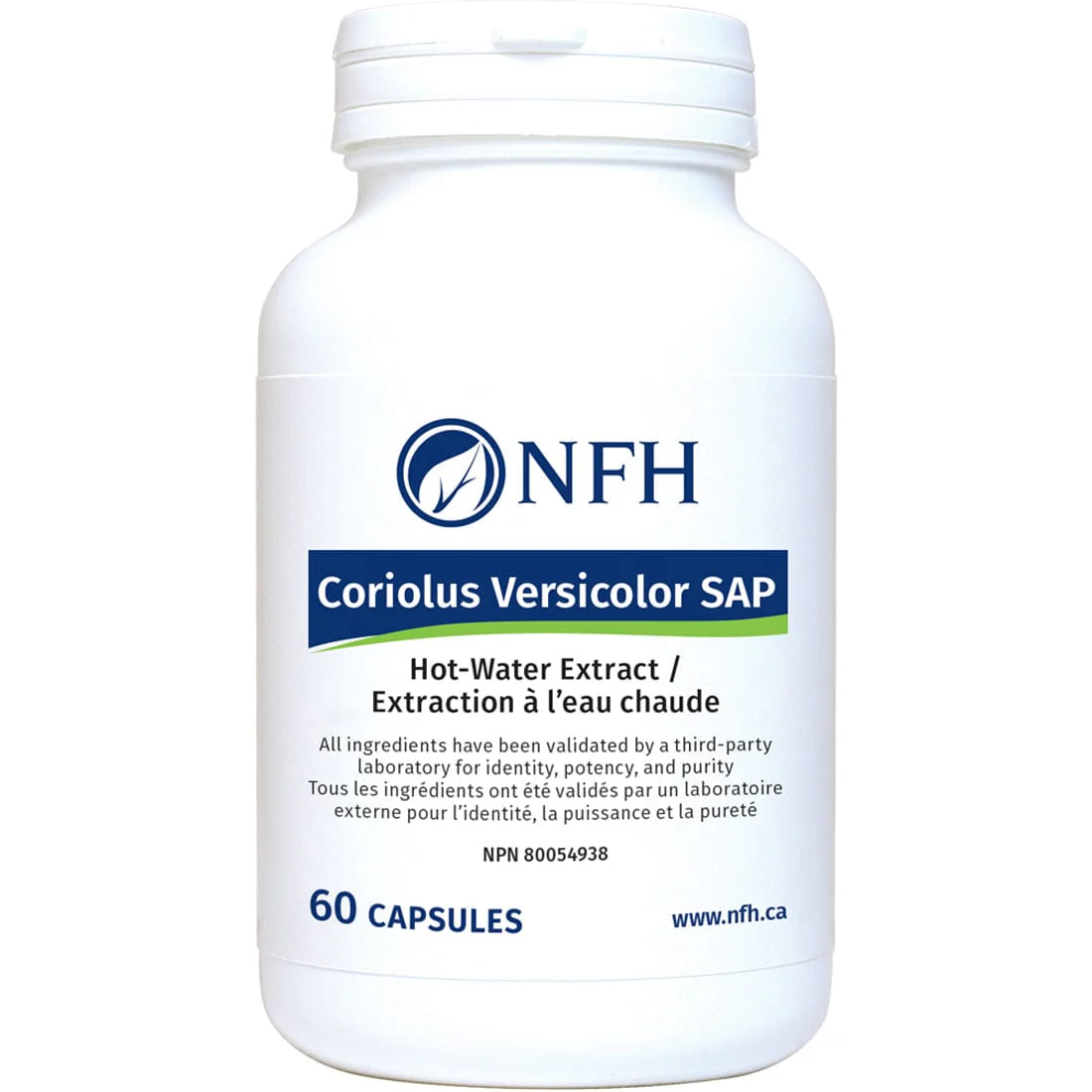 NFH Coriolus Versicolor SAP, Turkey Tail 500mg, Hot-water Extract - Image 2