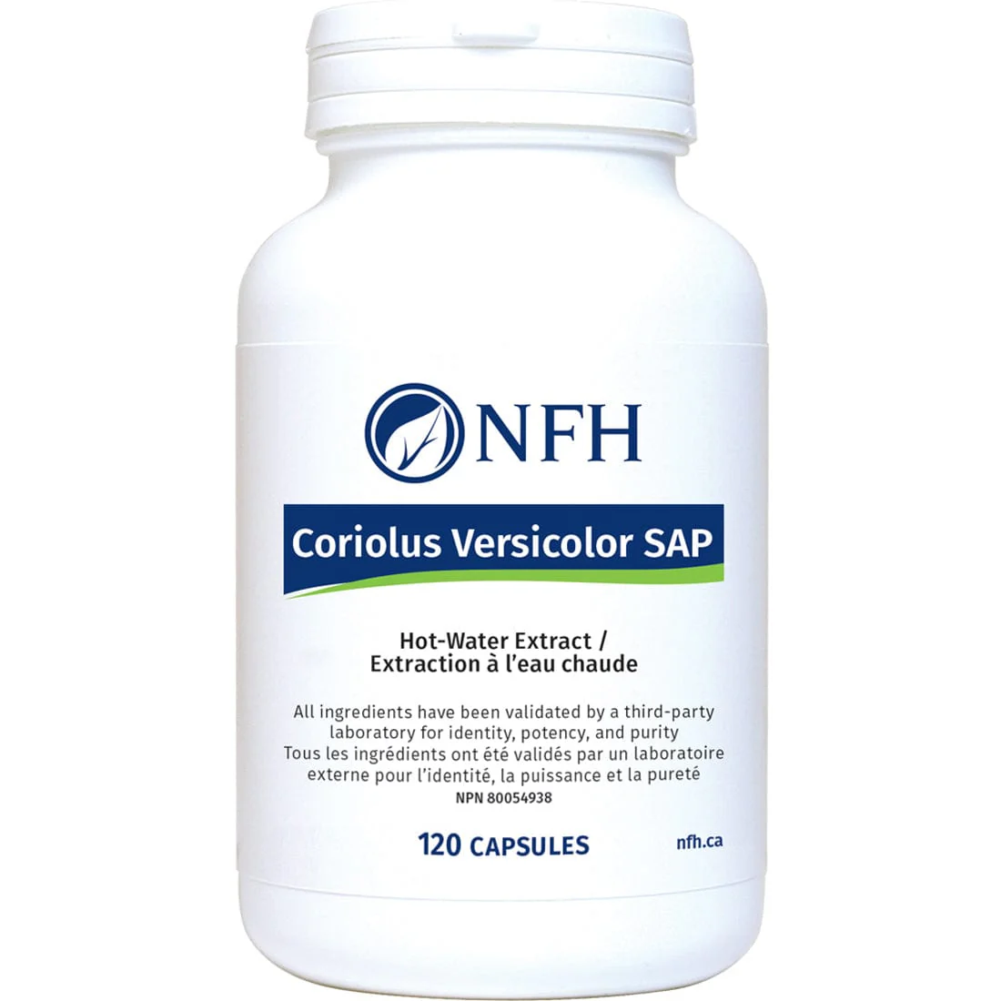 NFH Coriolus Versicolor SAP, Turkey Tail 500mg, Hot-water Extract - Image 3
