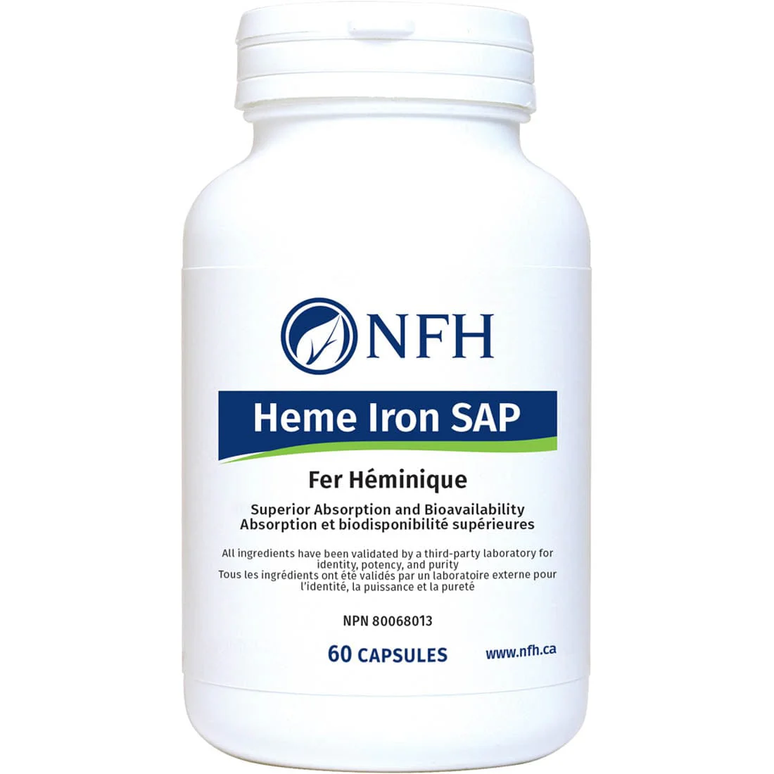 NFH Heme Iron SAP 11mg Iron Capsules - Image 3