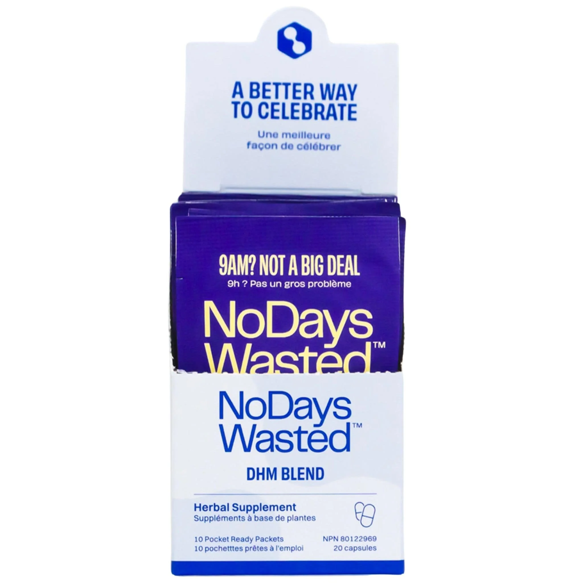 No Days Wasted DHM Blend, Supports with Hangover Recovery, 10 and 30 Pack - Image 3