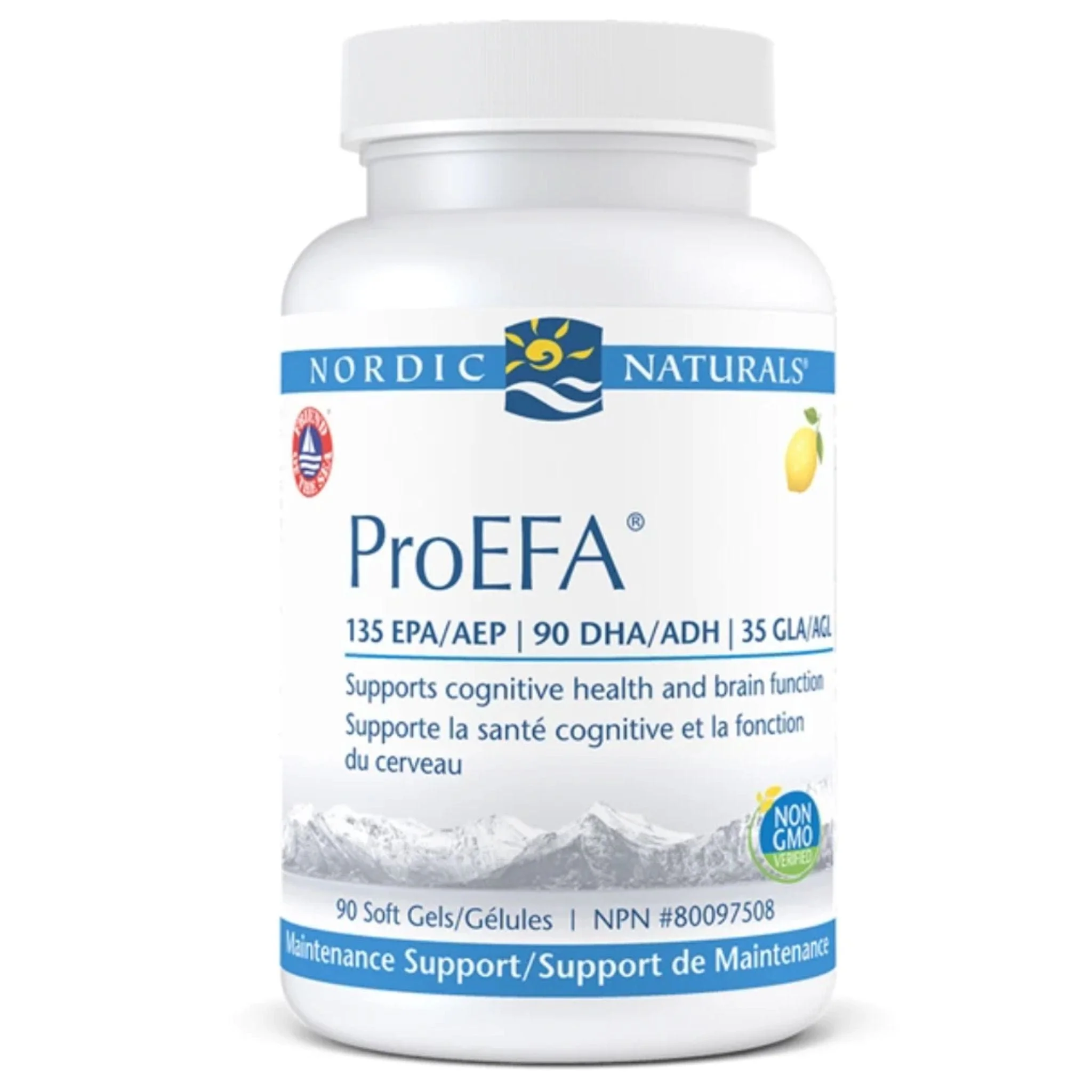 Nordic Naturals ProEFA, Supports Cognitive Health and Brain Function, 90 Softgels
