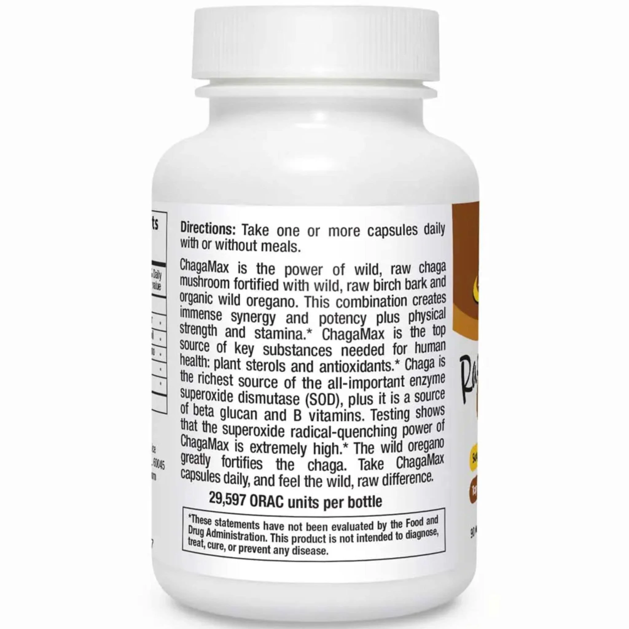 North American Herb and Spice ChagaMax, Supports Healthy Immune Function, 90 Vegetable Capsules - Image 2