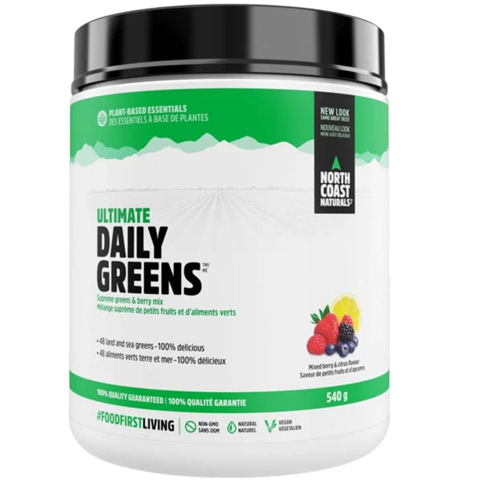 North Coast Naturals Ultimate Daily Greens Powder, Alkalizing, 48 Concentrated Super Fruits, Vegetables and Sea Greens - Image 3