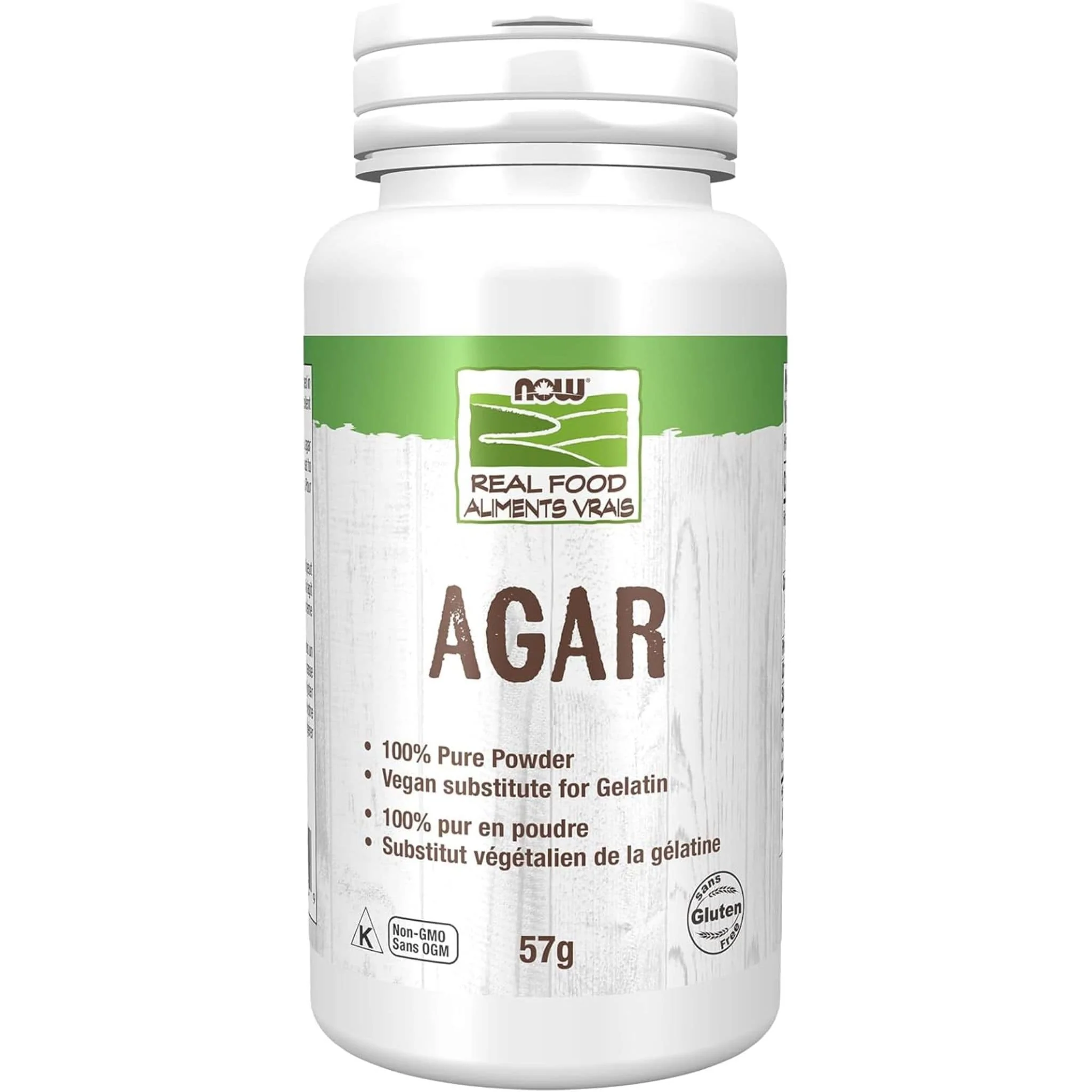 NOW Agar Powder, 57g - Image 2