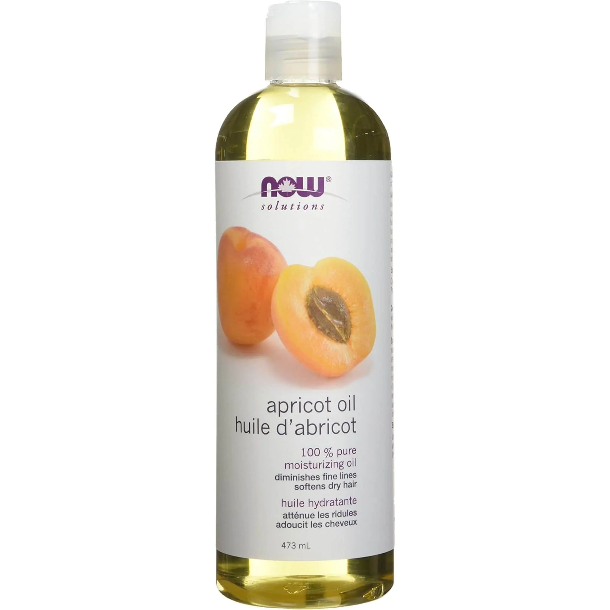 NOW Apricot Oil, 100% Pure Apricot Kernel Oil Moisturizing Oil, Softens Fine Lines, Treats Dry Hair - Image 5