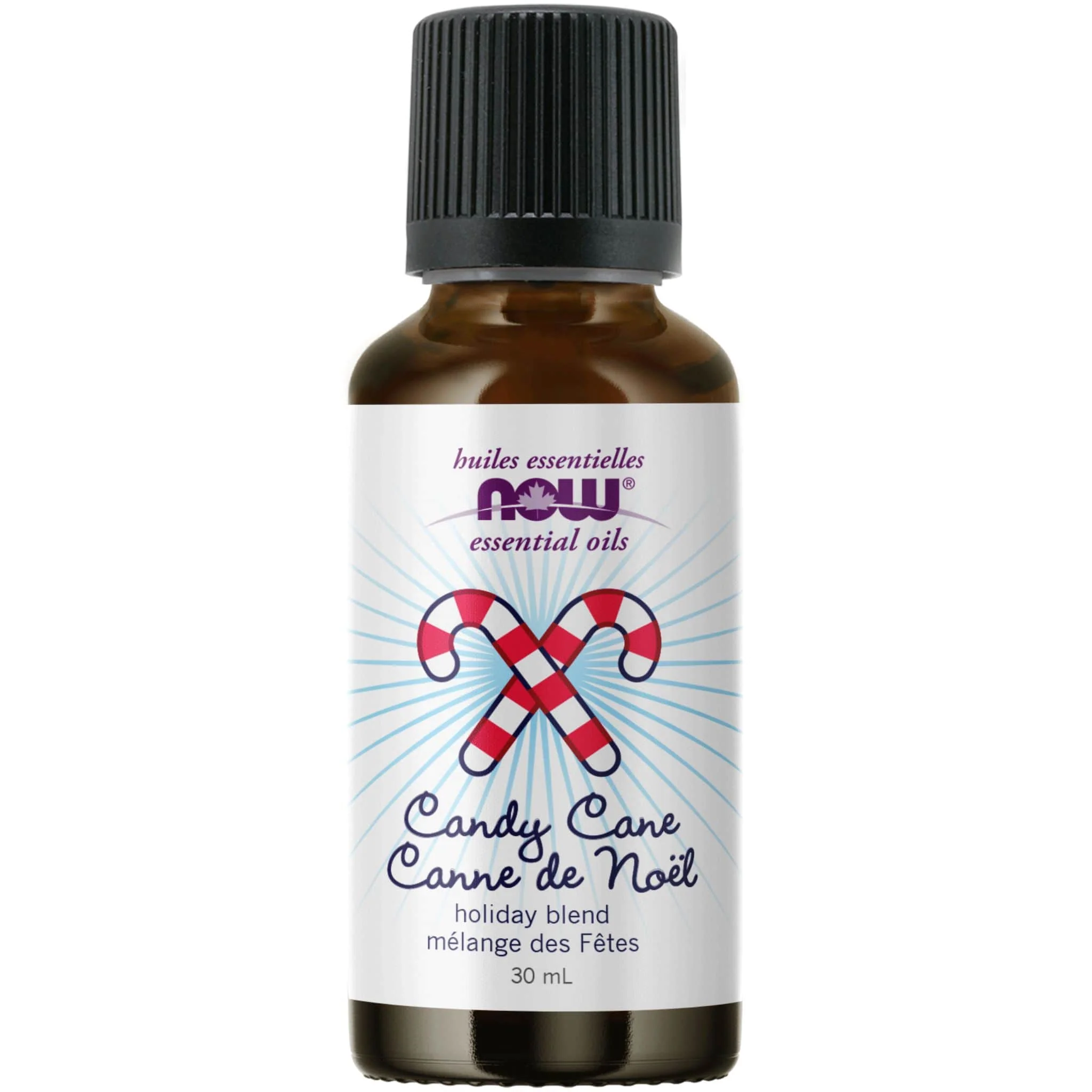 NOW Candy Cane Essential Oil Holiday Blend, 30ml
