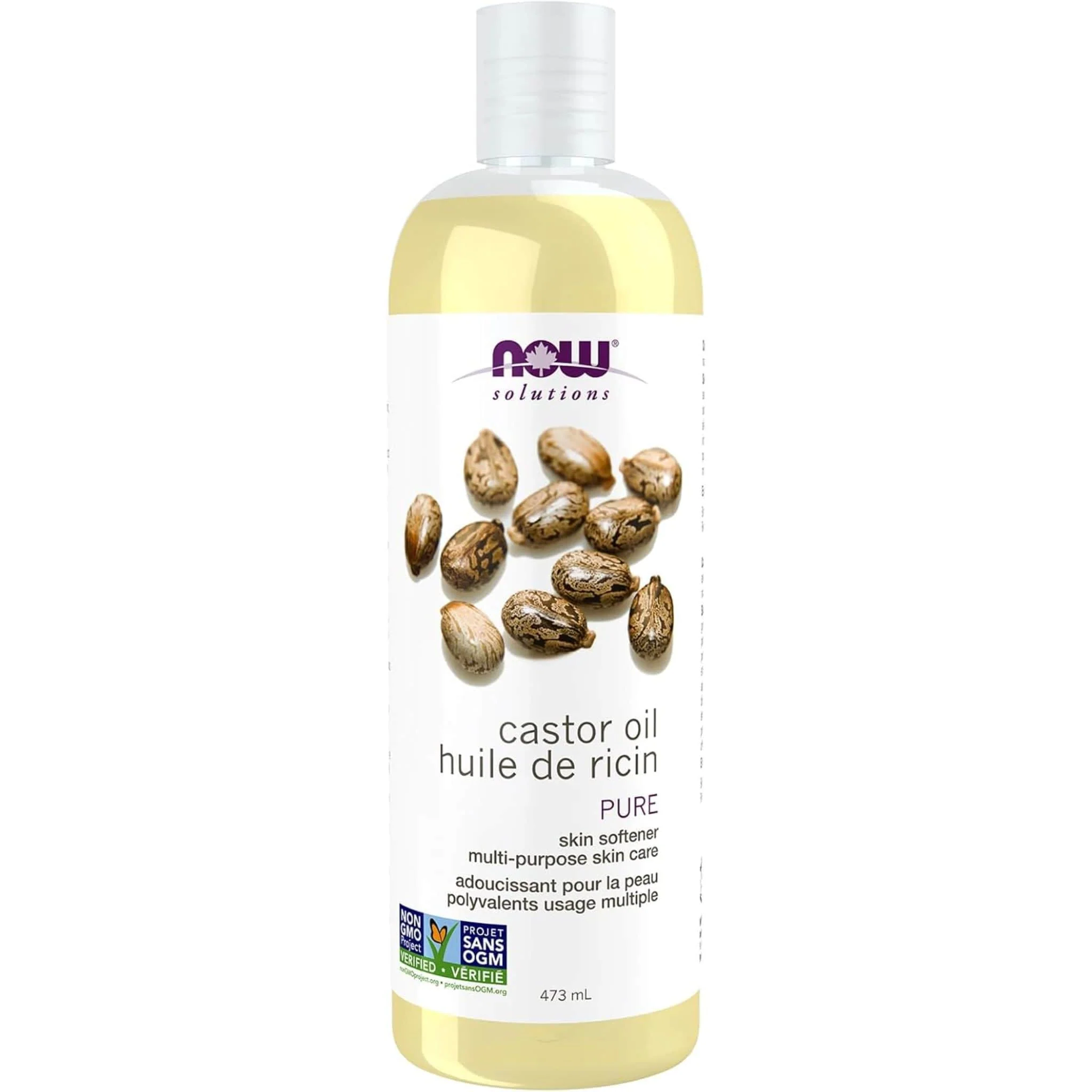 NOW Castor Oil, Expeller Pressed, 473ml - Image 2