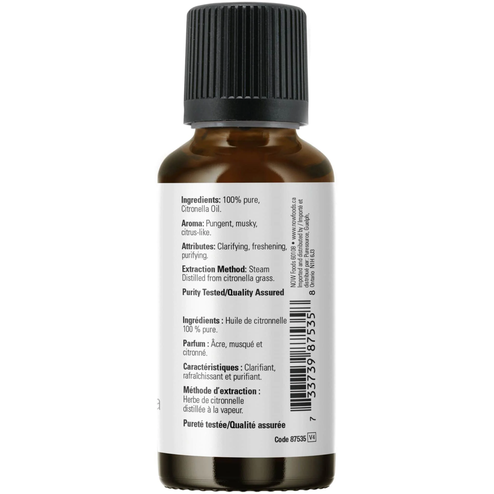 NOW Citronella Oil (Aromatherapy), 30ml - Image 2