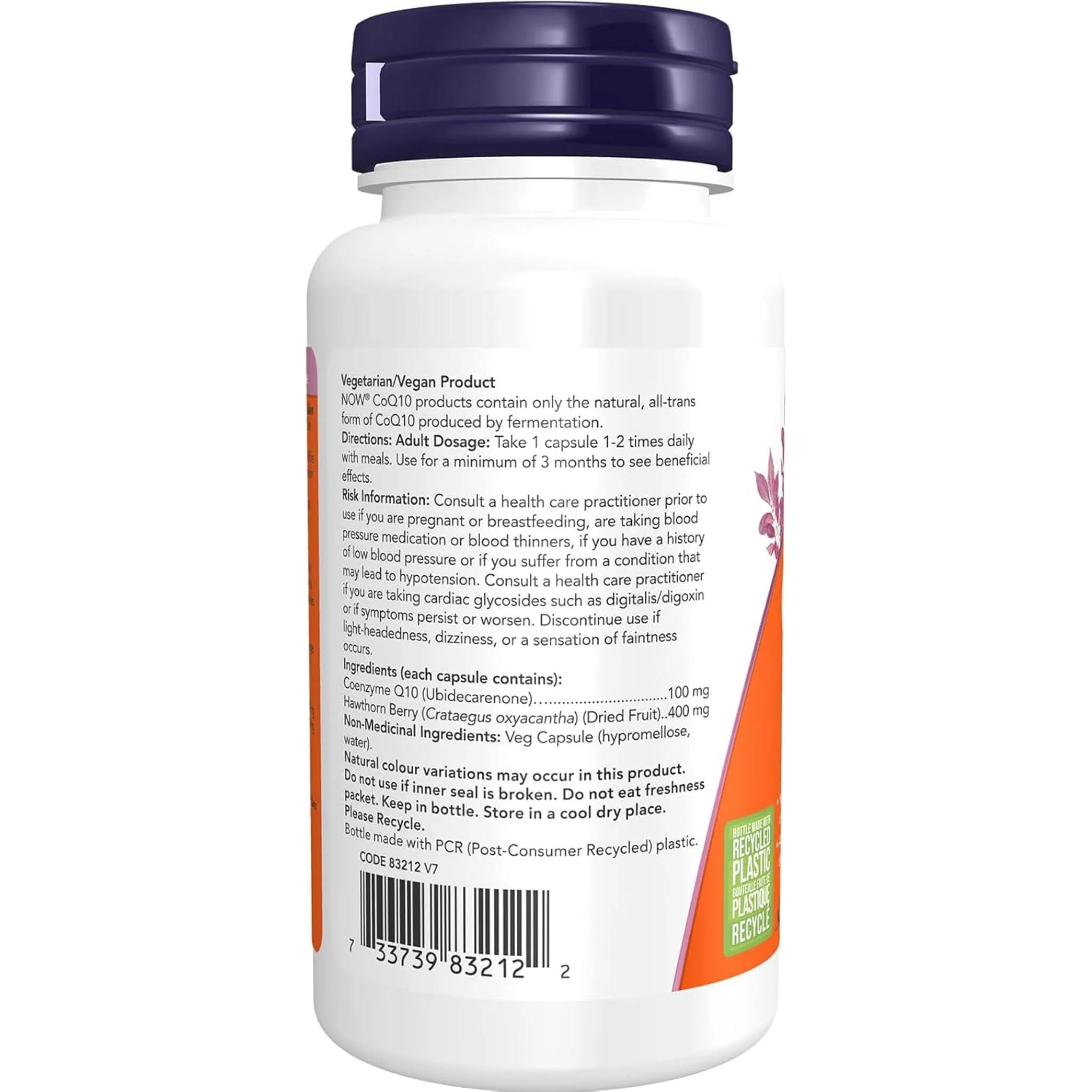 NOW CoQ10 100mg with Hawthorn - Image 2